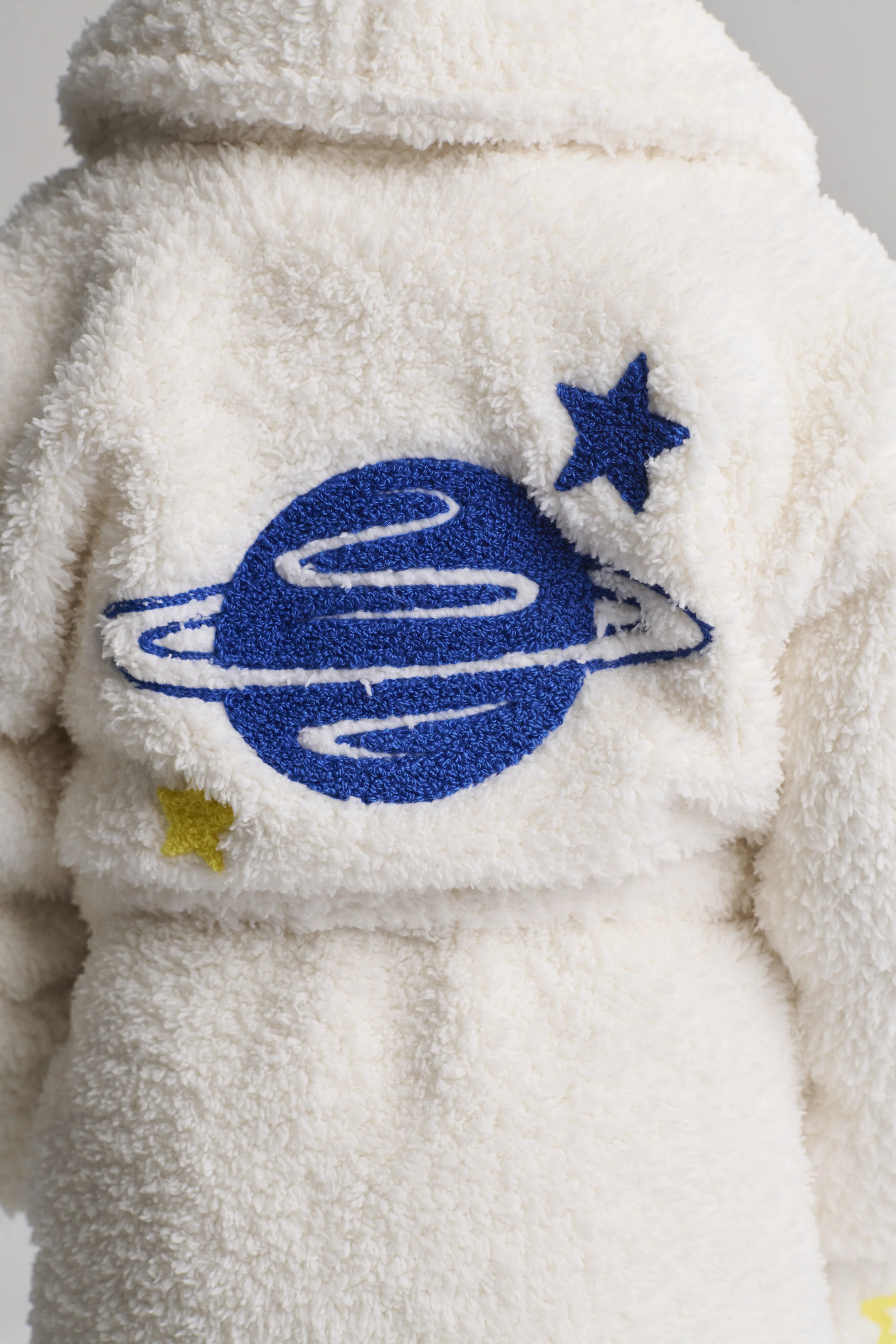 Brushed CozyChic® Toddler Embroidered Planet Robe - Image 5