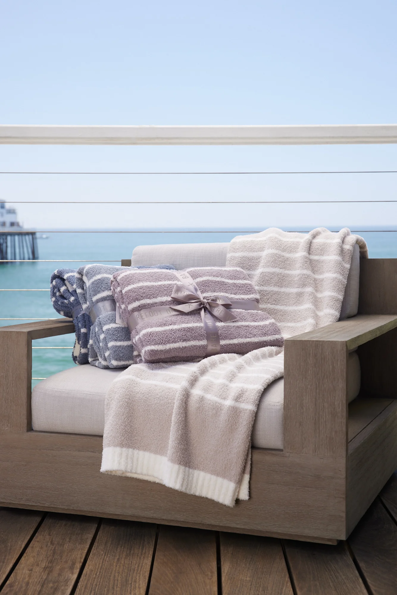 CozyChic® Doubled Stripe Blanket - Image 5
