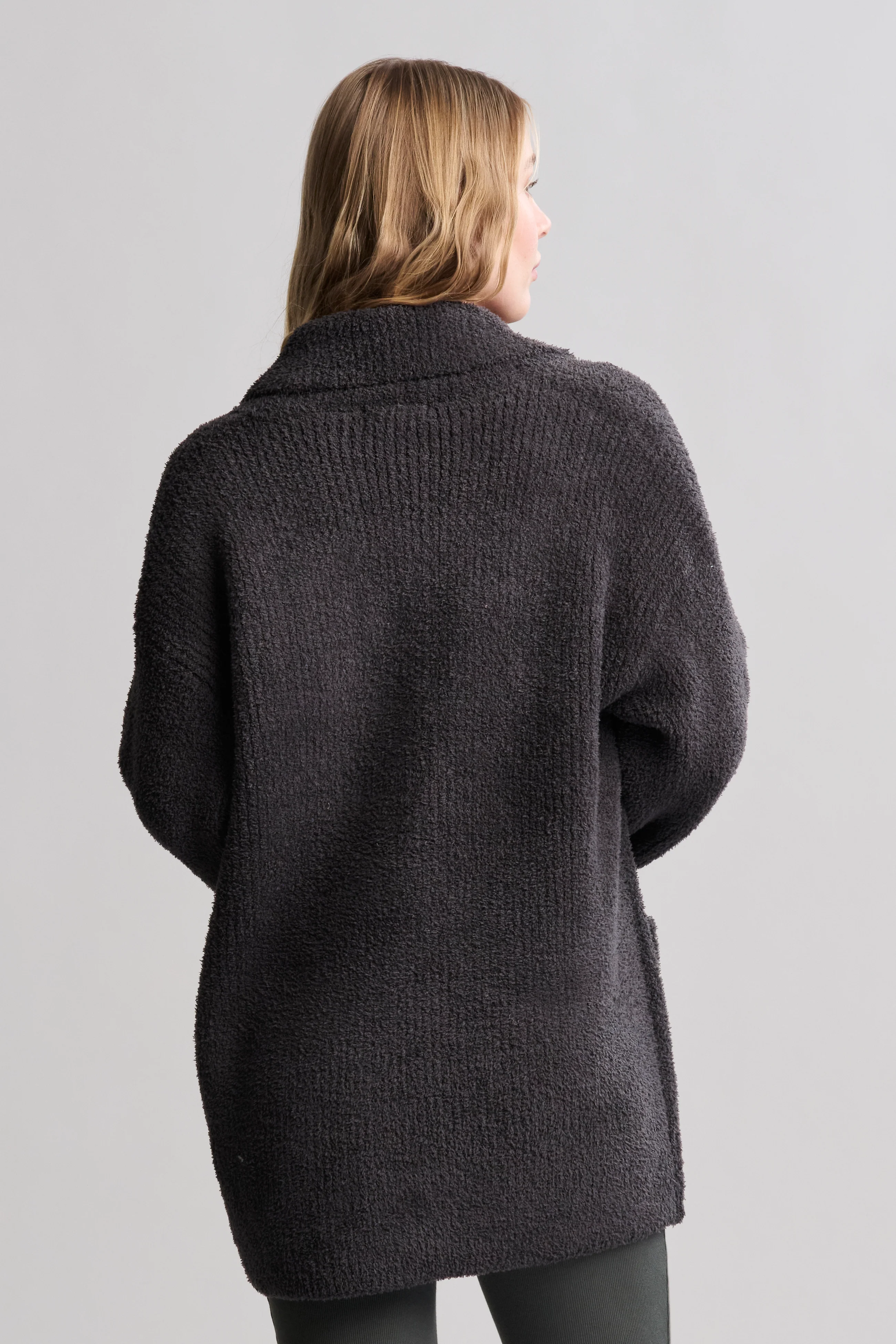 CozyChic® Rib Oversized Notch Collar Blazer - Image 3