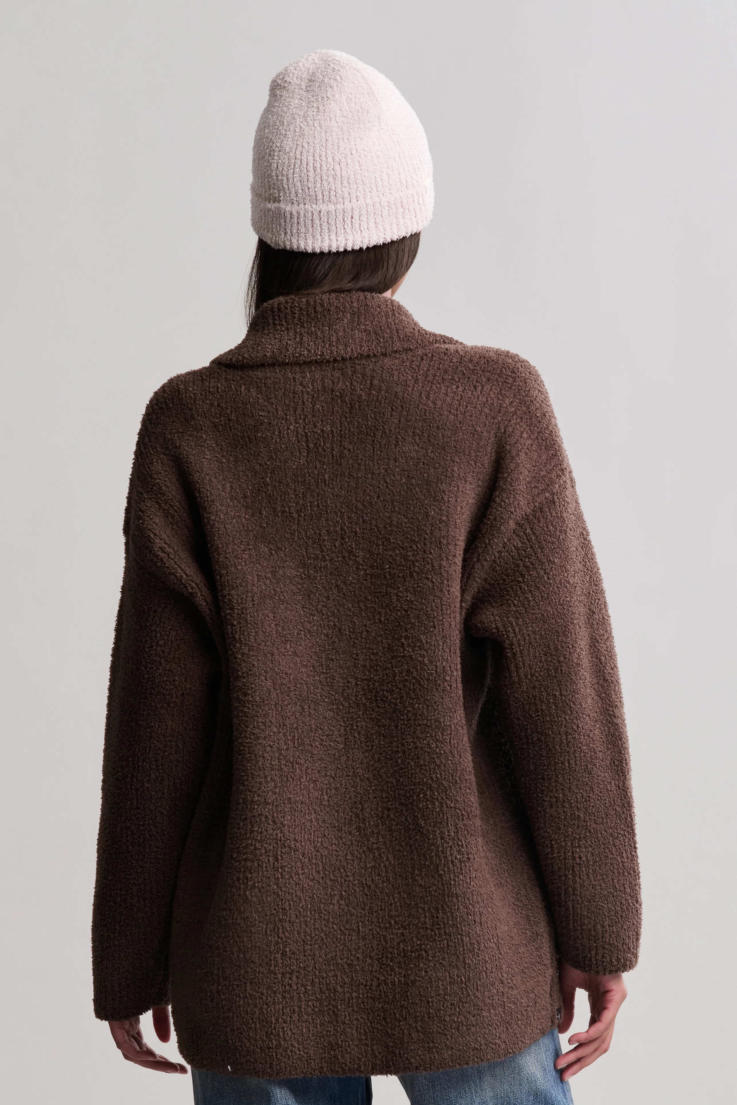 CozyChic® Rib Oversized Notch Collar Blazer - Image 7