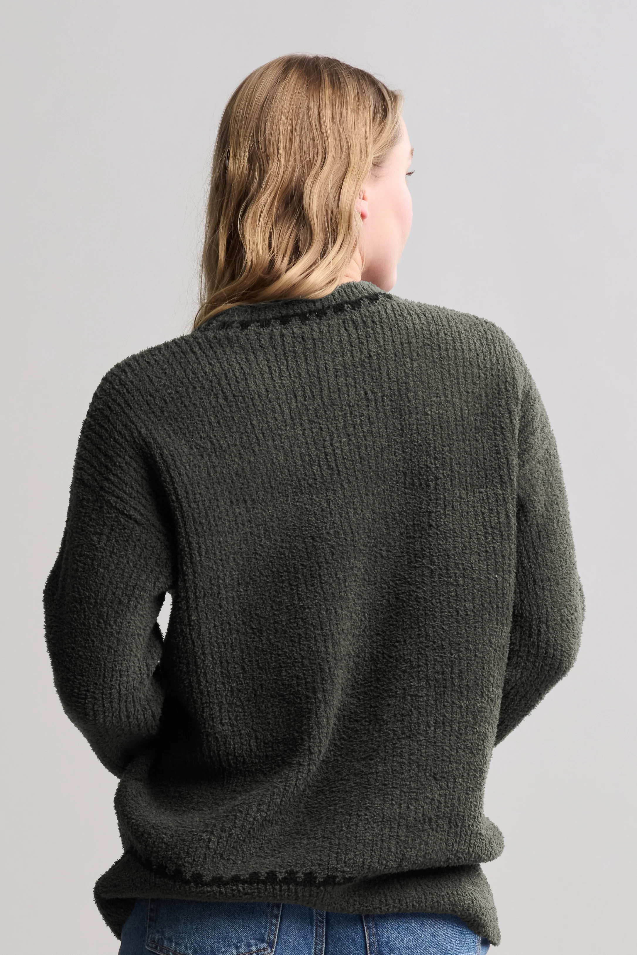 CozyChic® Ribbed Sweater with Blanket Stitch - Image 3