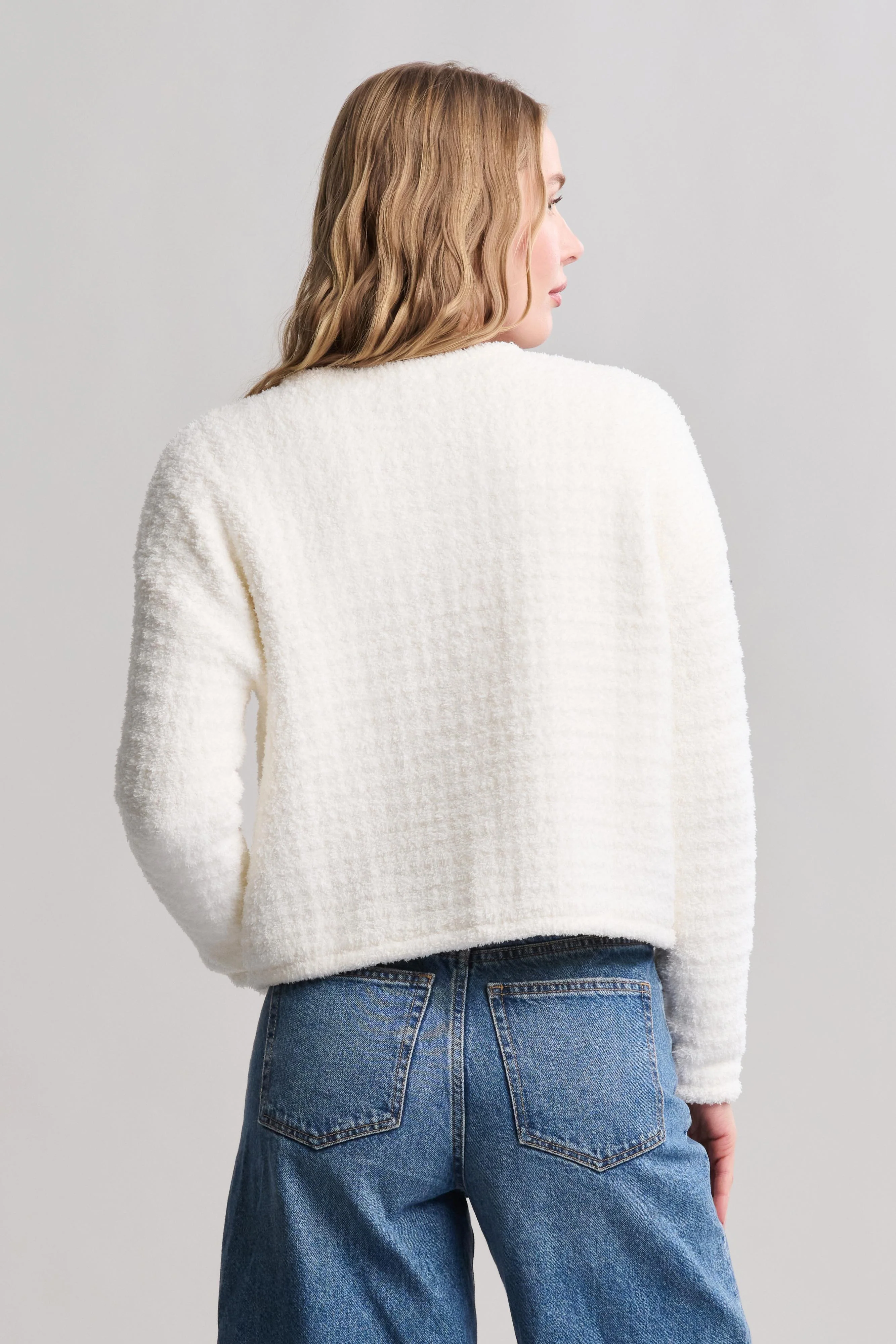 CozyChic® Textured Button Front Cardigan - Image 17