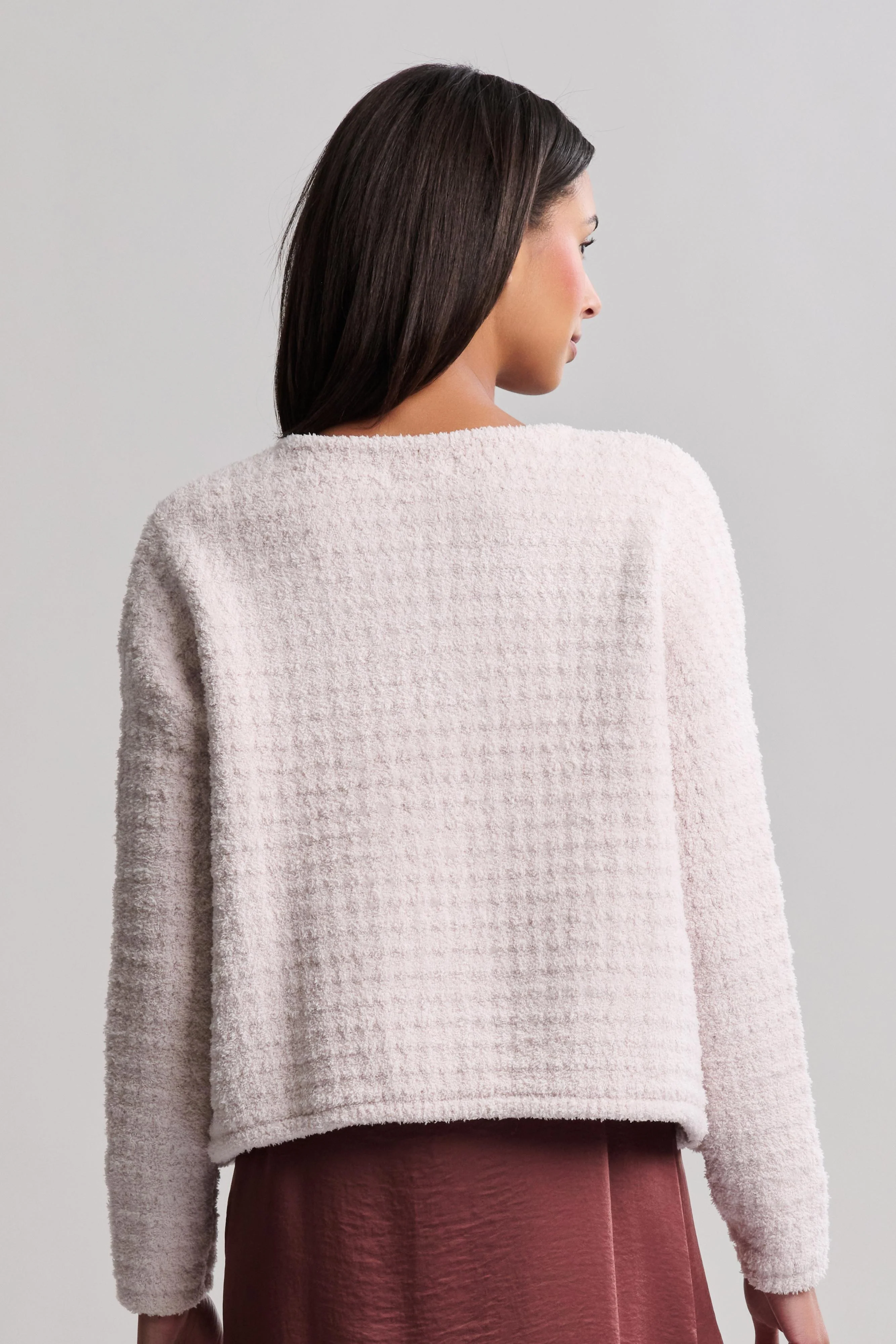 CozyChic® Textured Button Front Cardigan - Image 7