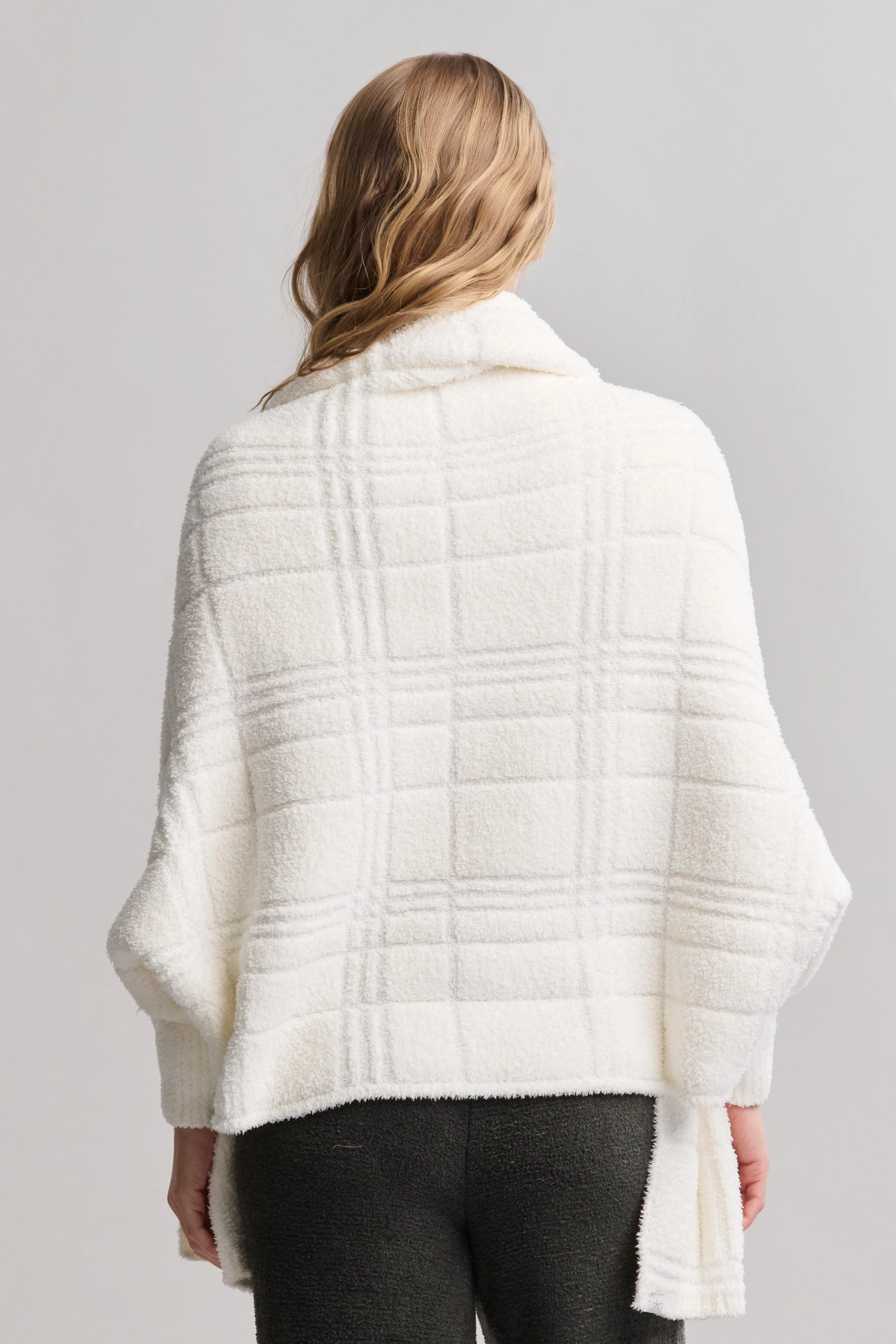 CozyChic® Cotton Tonal Plaid Blanket Wrap - Image 3