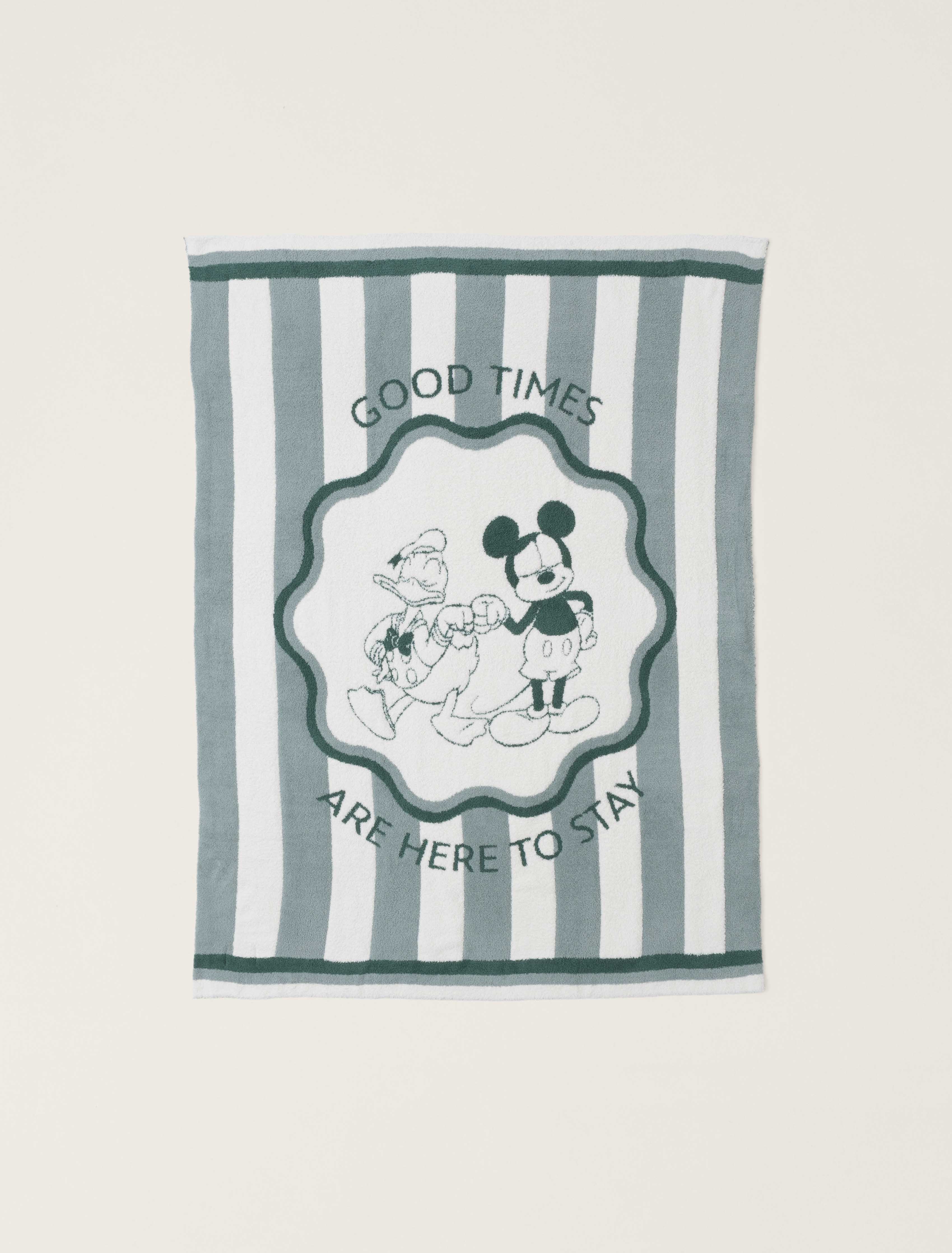 CozyChic® Disney Mickey And Donald Stripe Blanket - Image 2
