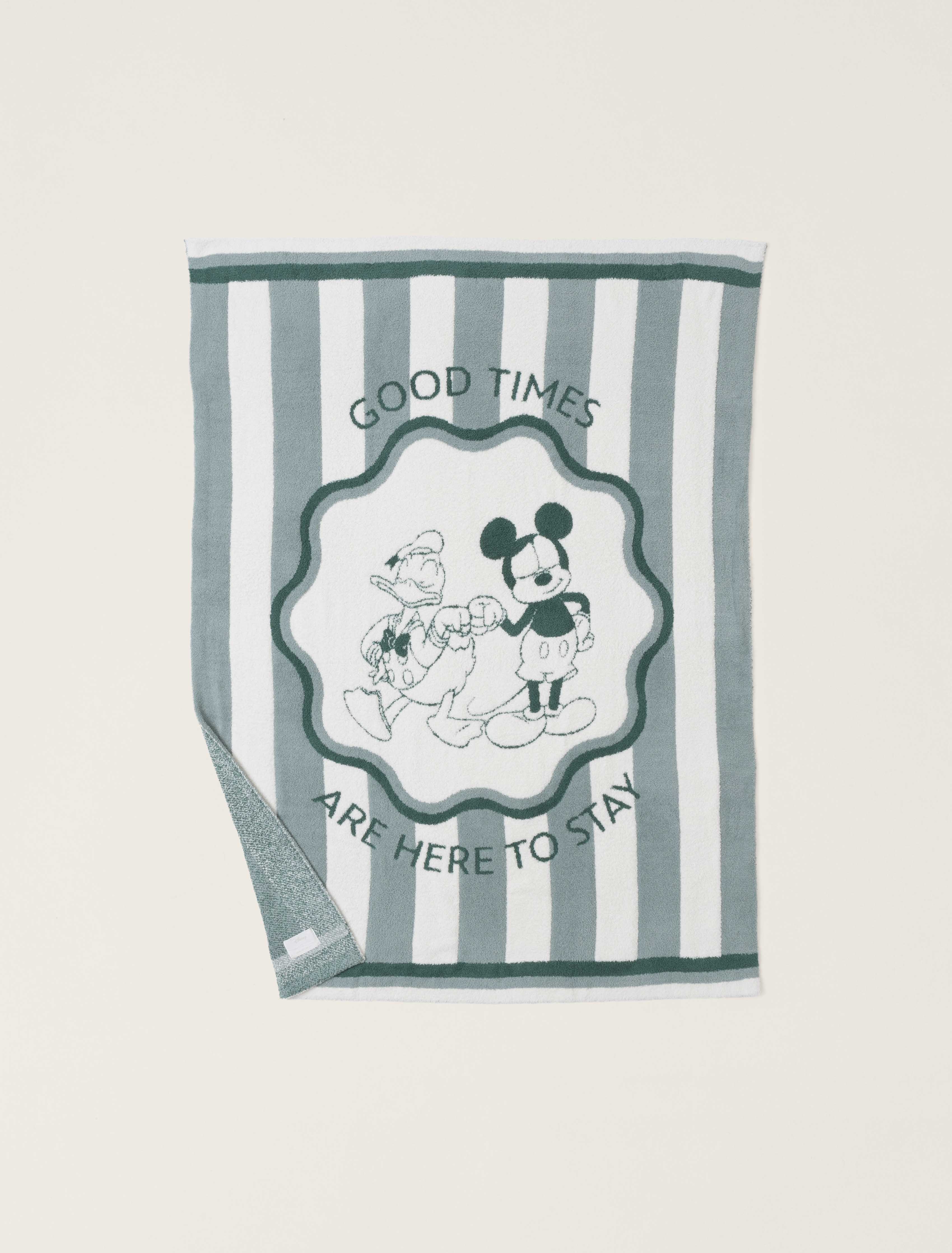 CozyChic® Disney Mickey And Donald Stripe Blanket - Image 3