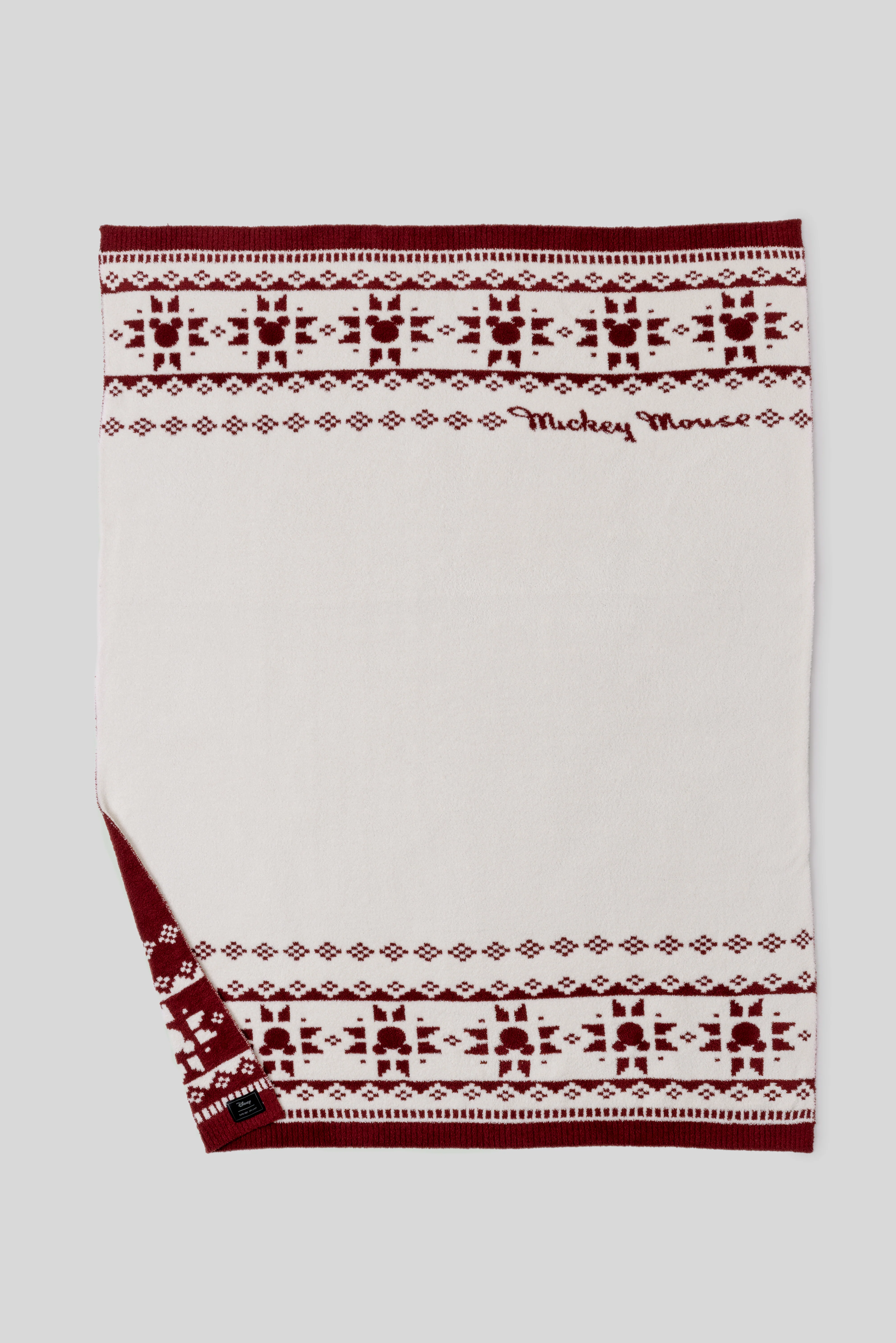 CozyChic® Disney Mickey Fair Isle Throw - Image 3