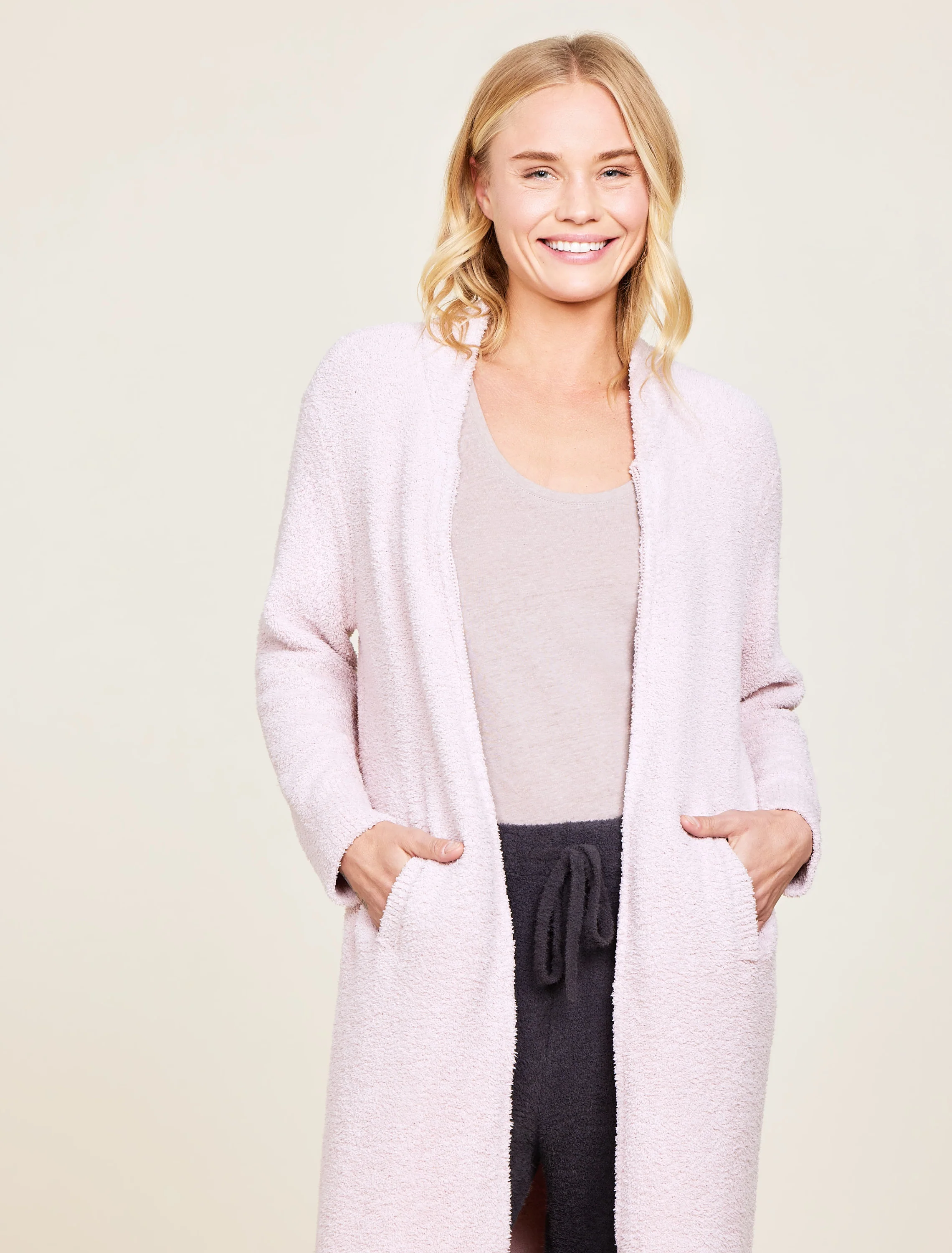 CozyChic® Full Zip V-neck Lounger - Image 12