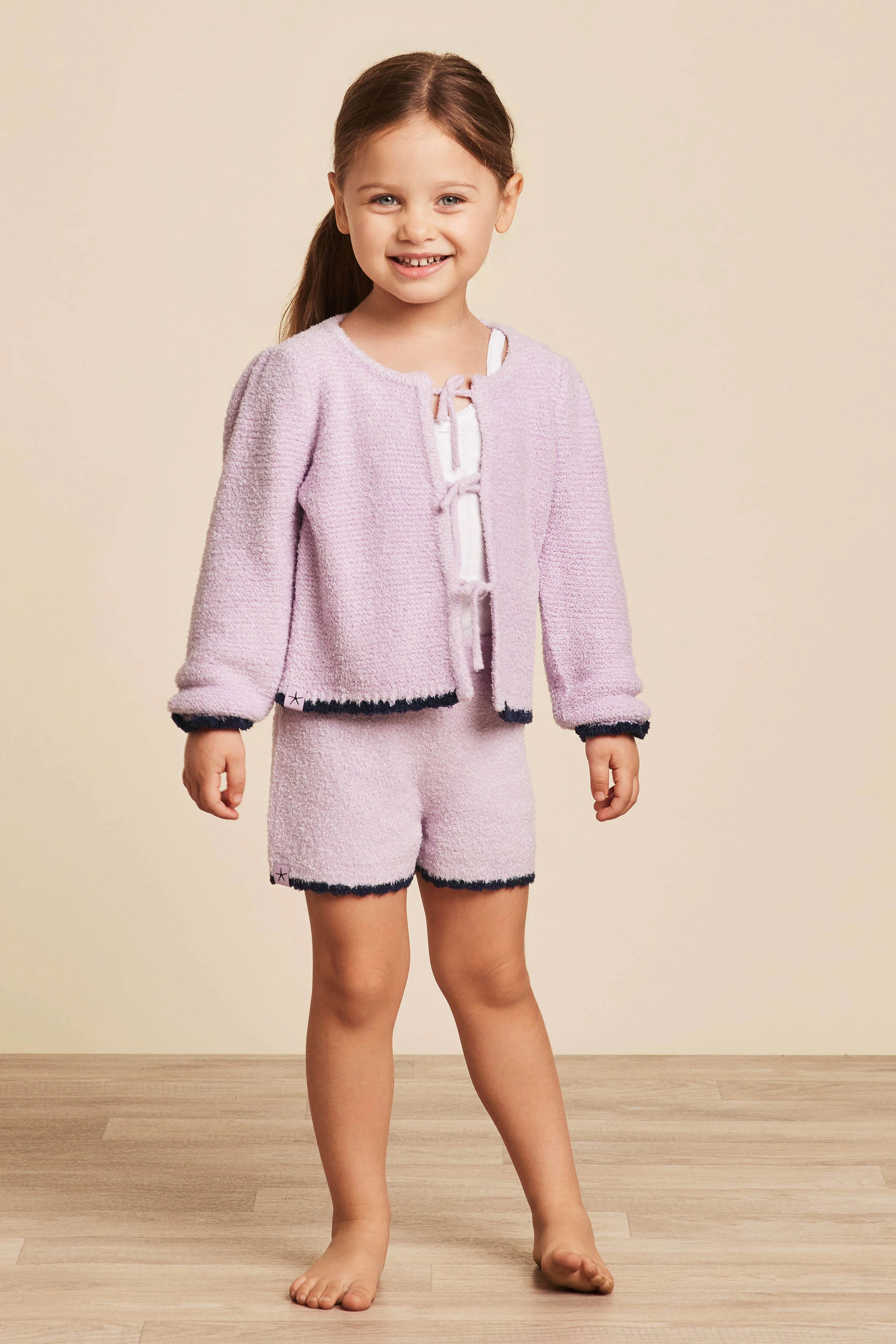 CozyChic Lite® Toddler Scalloped Cardigan - Image 4