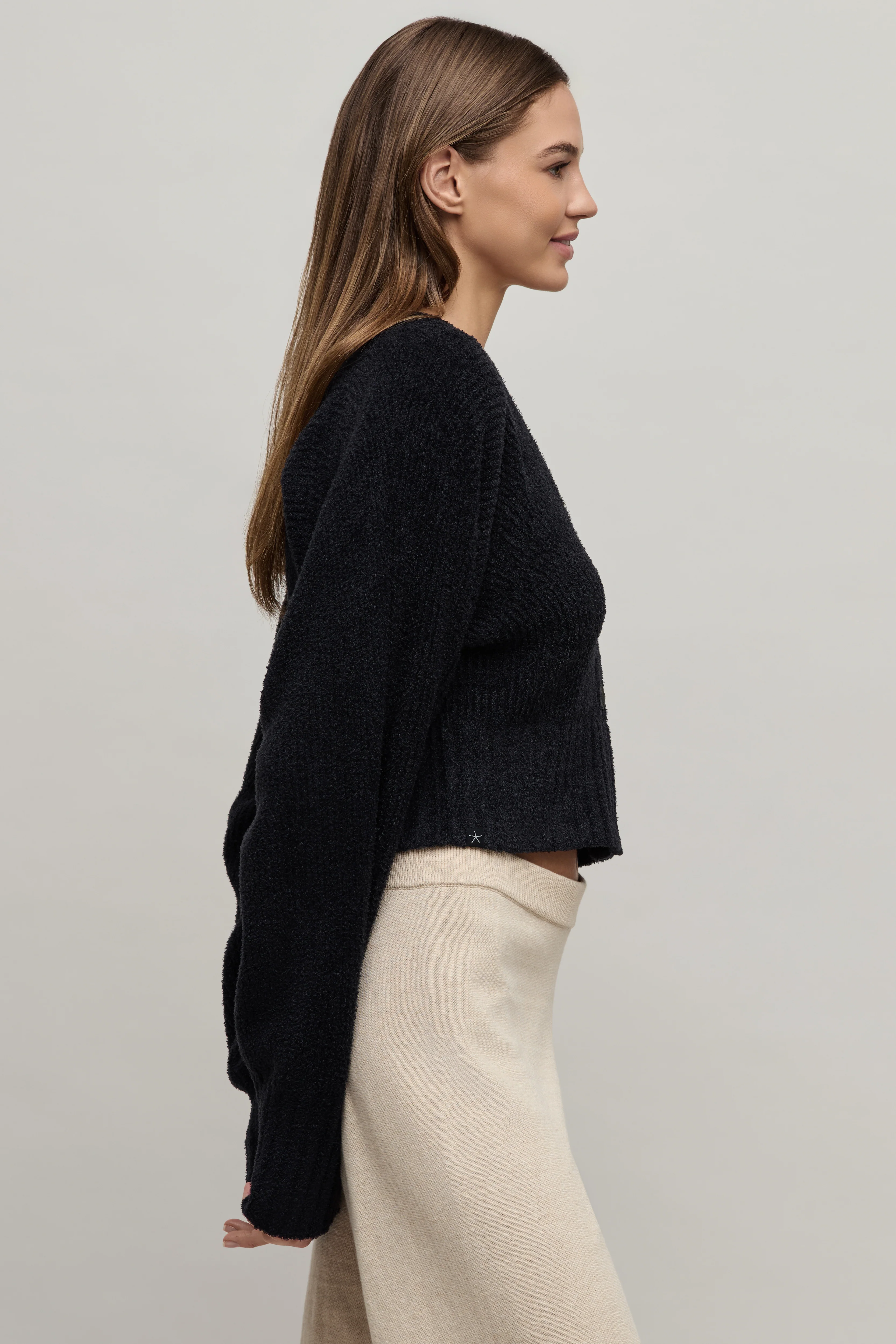 CozyChic Lite® Cotton Ribbed Button Front Cardigan - Image 14