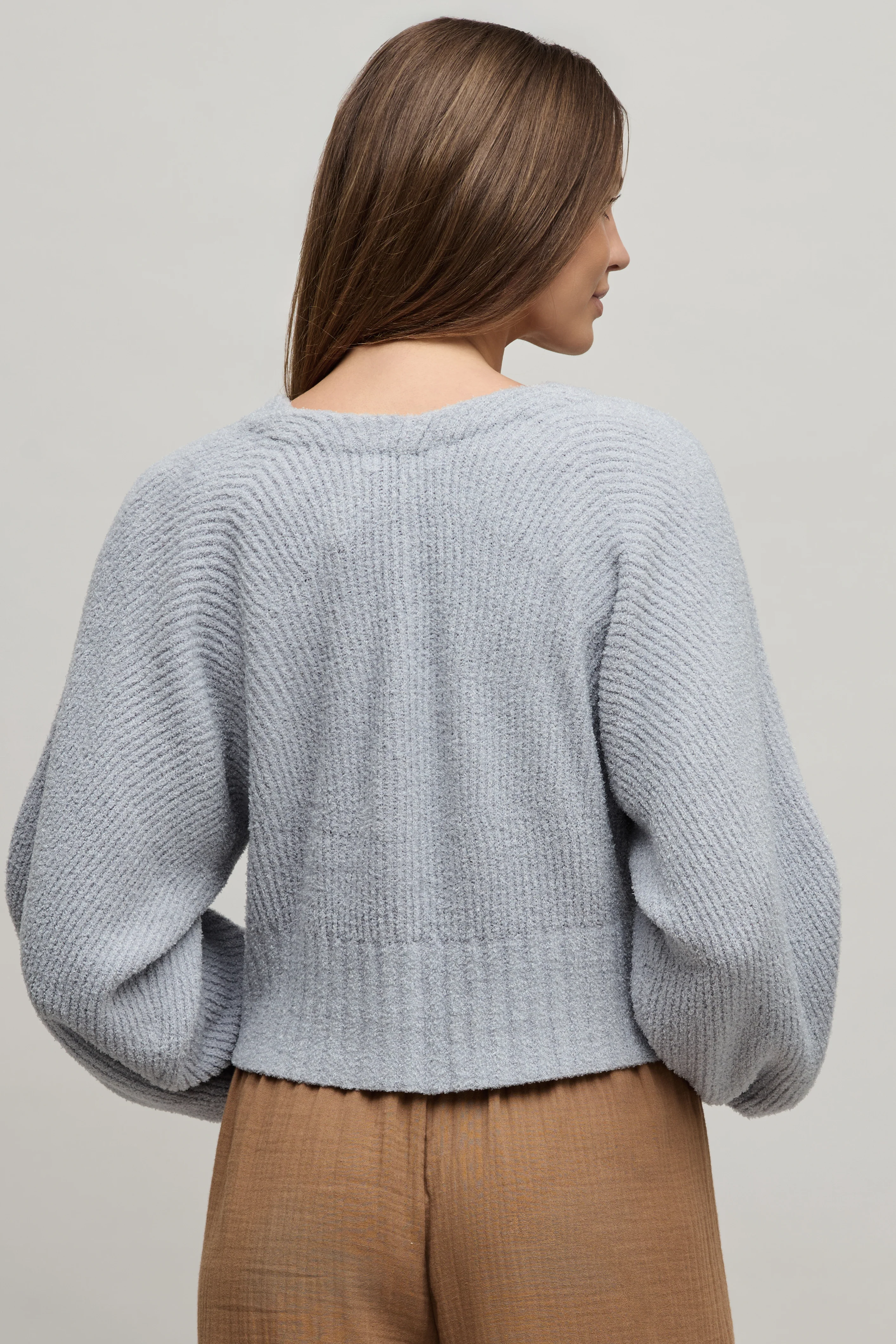 CozyChic Lite® Cotton Ribbed Button Front Cardigan - Image 3