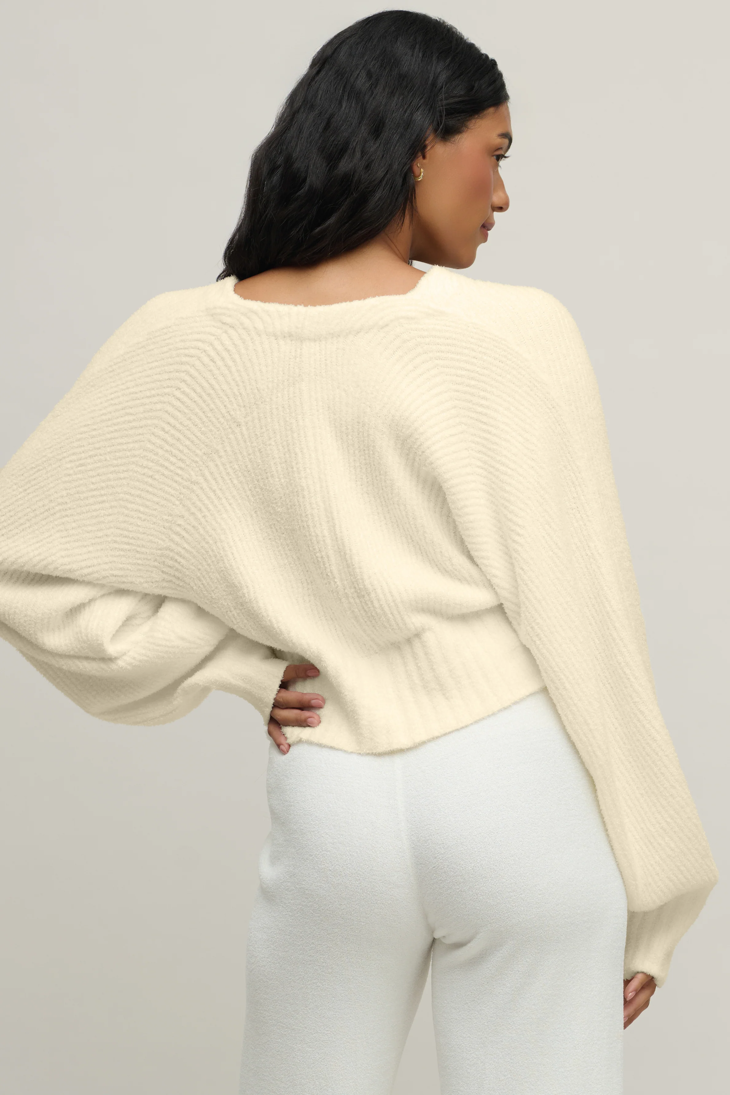 CozyChic Lite® Cotton Ribbed Button Front Cardigan - Image 7