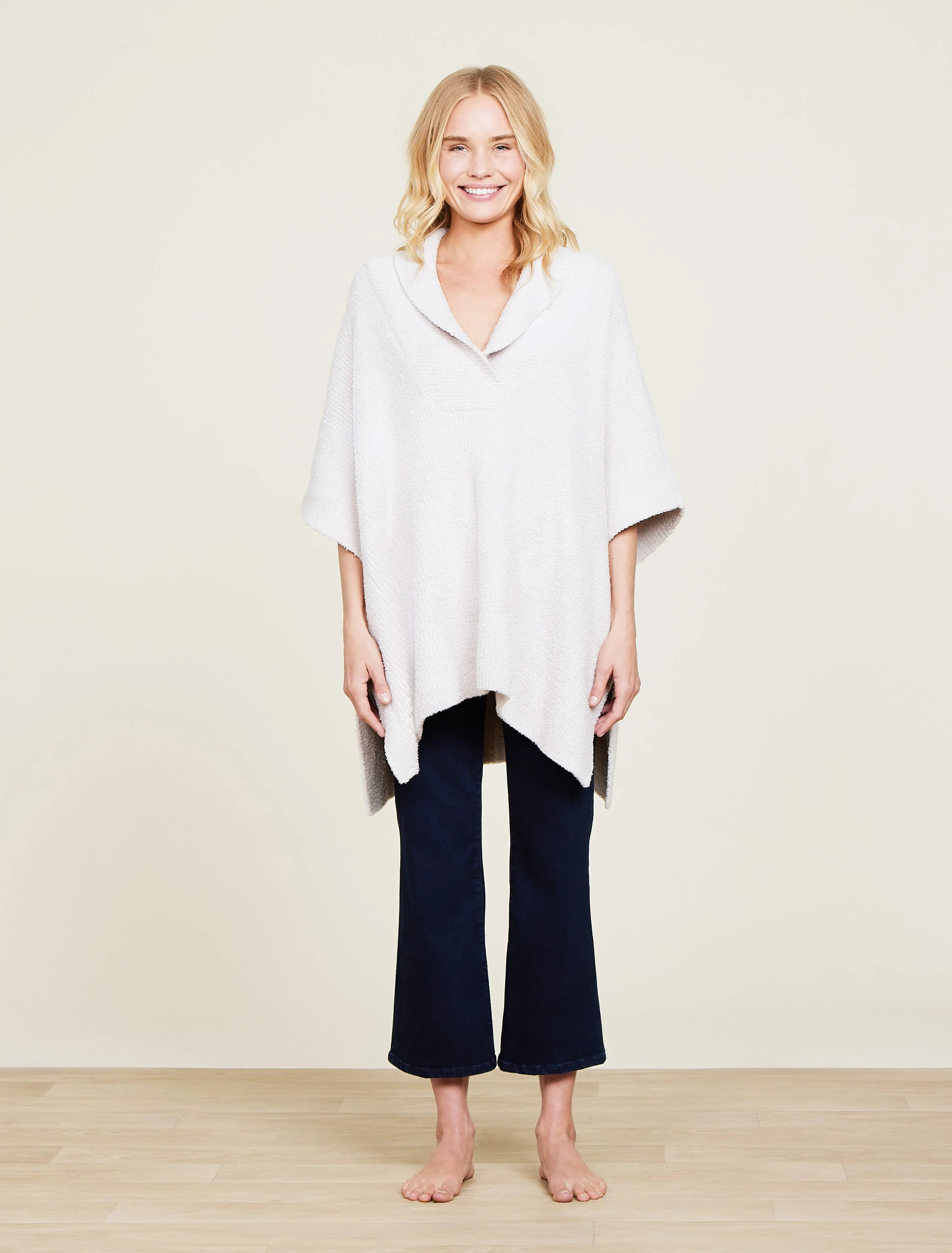 CozyChic® Shawl Collar Poncho - Image 5