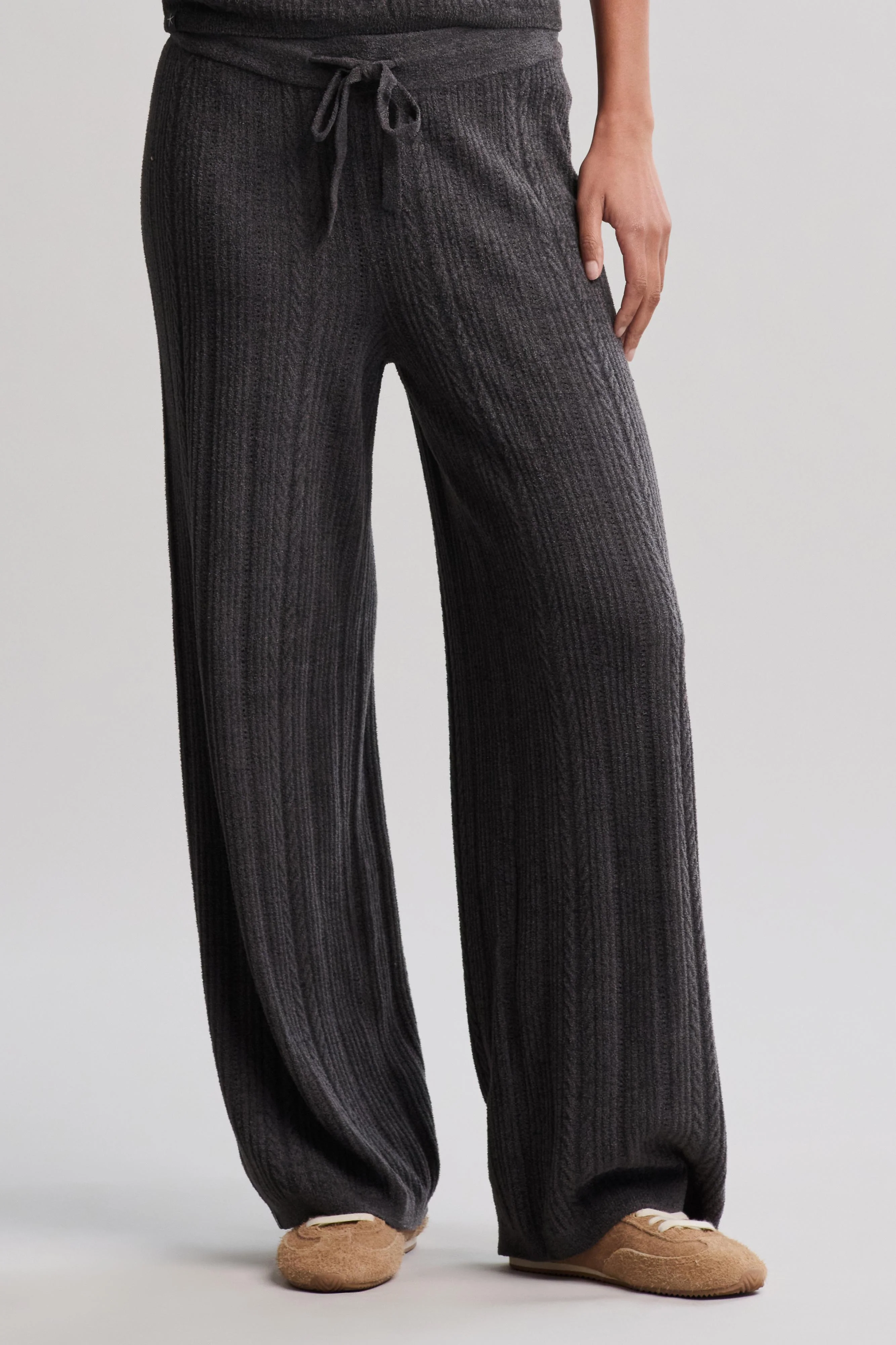 CozyChic Ultra Lite® Cable Knit Ankle Pant - Image 4