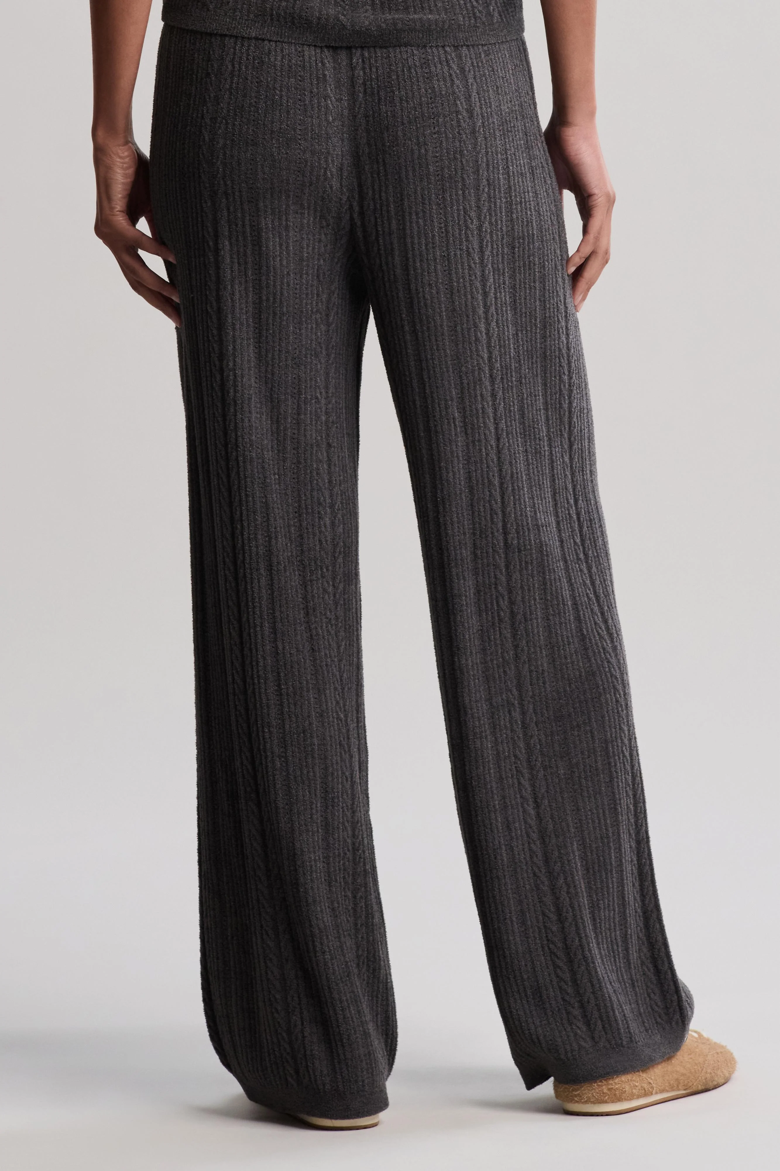 CozyChic Ultra Lite® Cable Knit Ankle Pant - Image 6