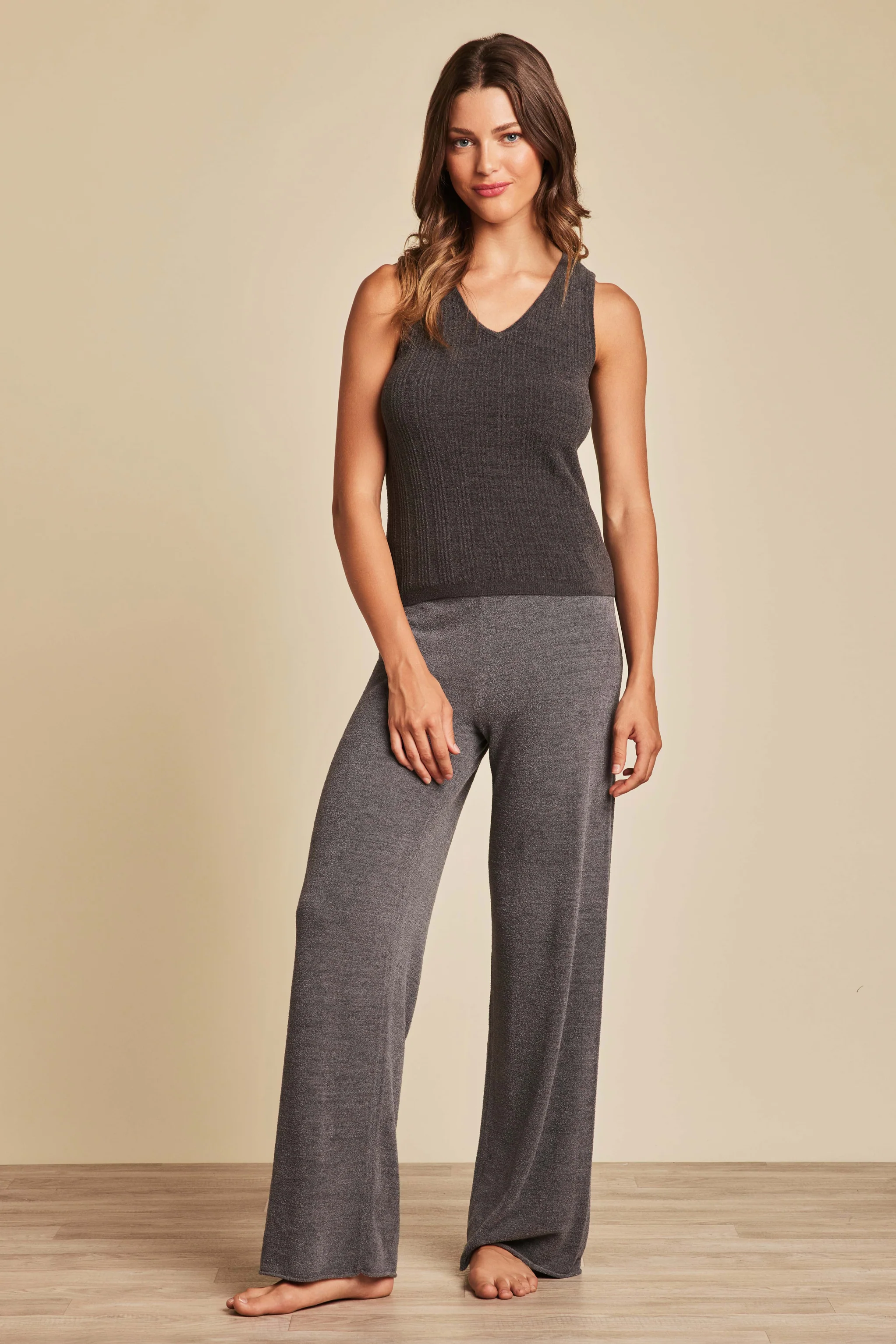CozyChic Ultra Lite® V Neck Ribbed Tank - Image 4