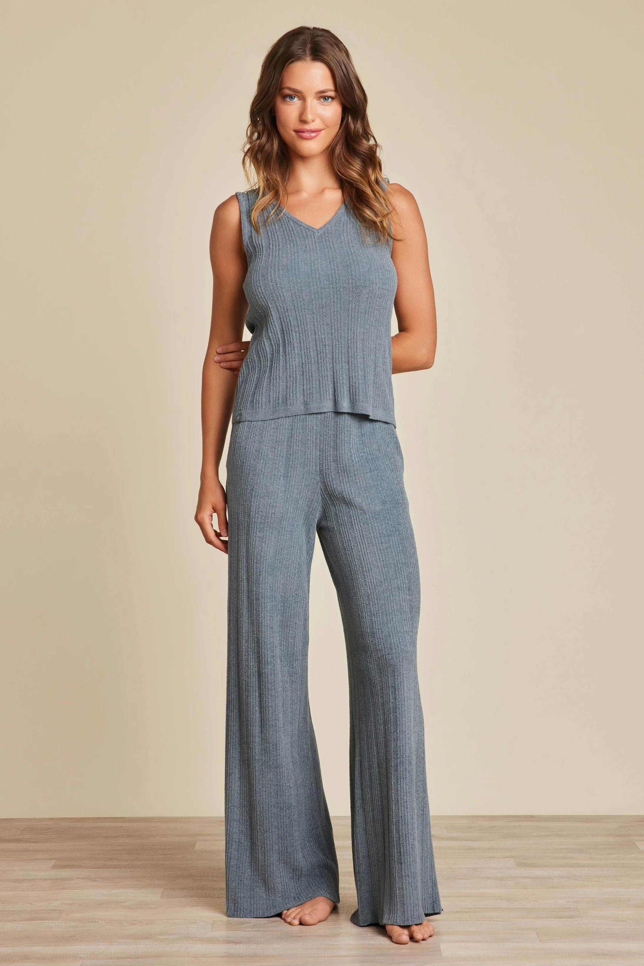 CozyChic Ultra Lite® V Neck Ribbed Tank - Image 7