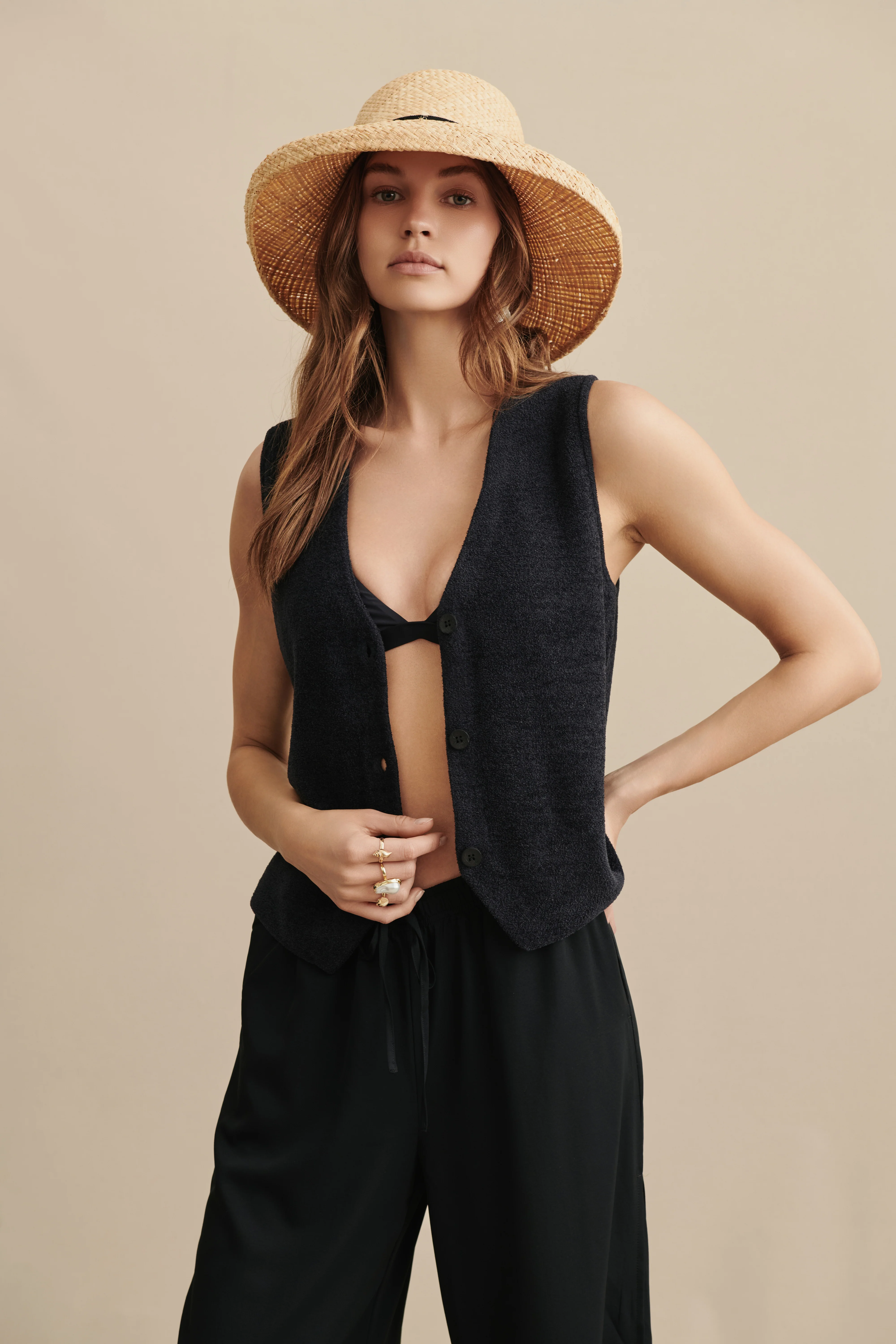 CozyChic Ultra Lite® Button Front Vest - Image 10
