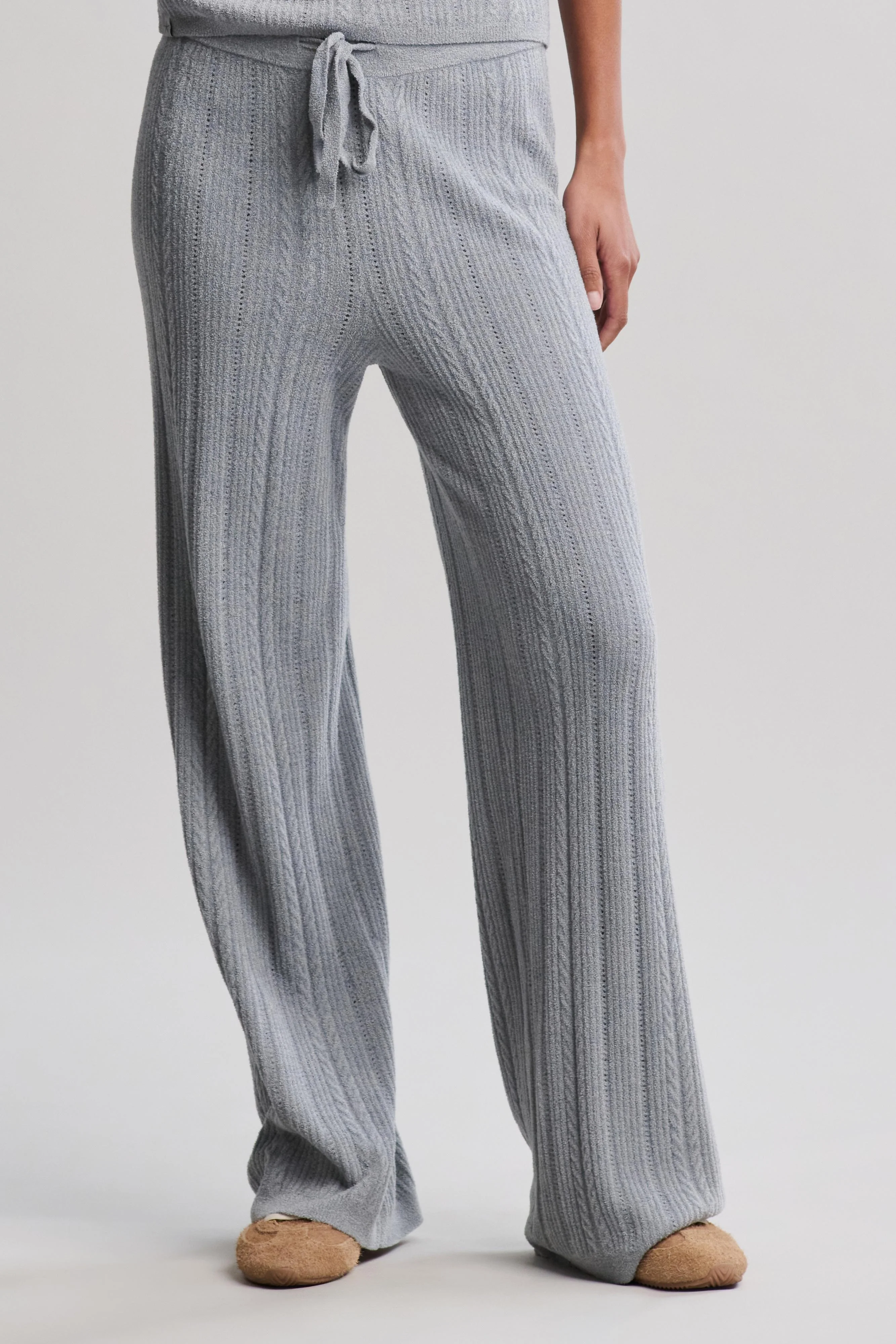 CozyChic Ultra Lite® Cable Knit Ankle Pant