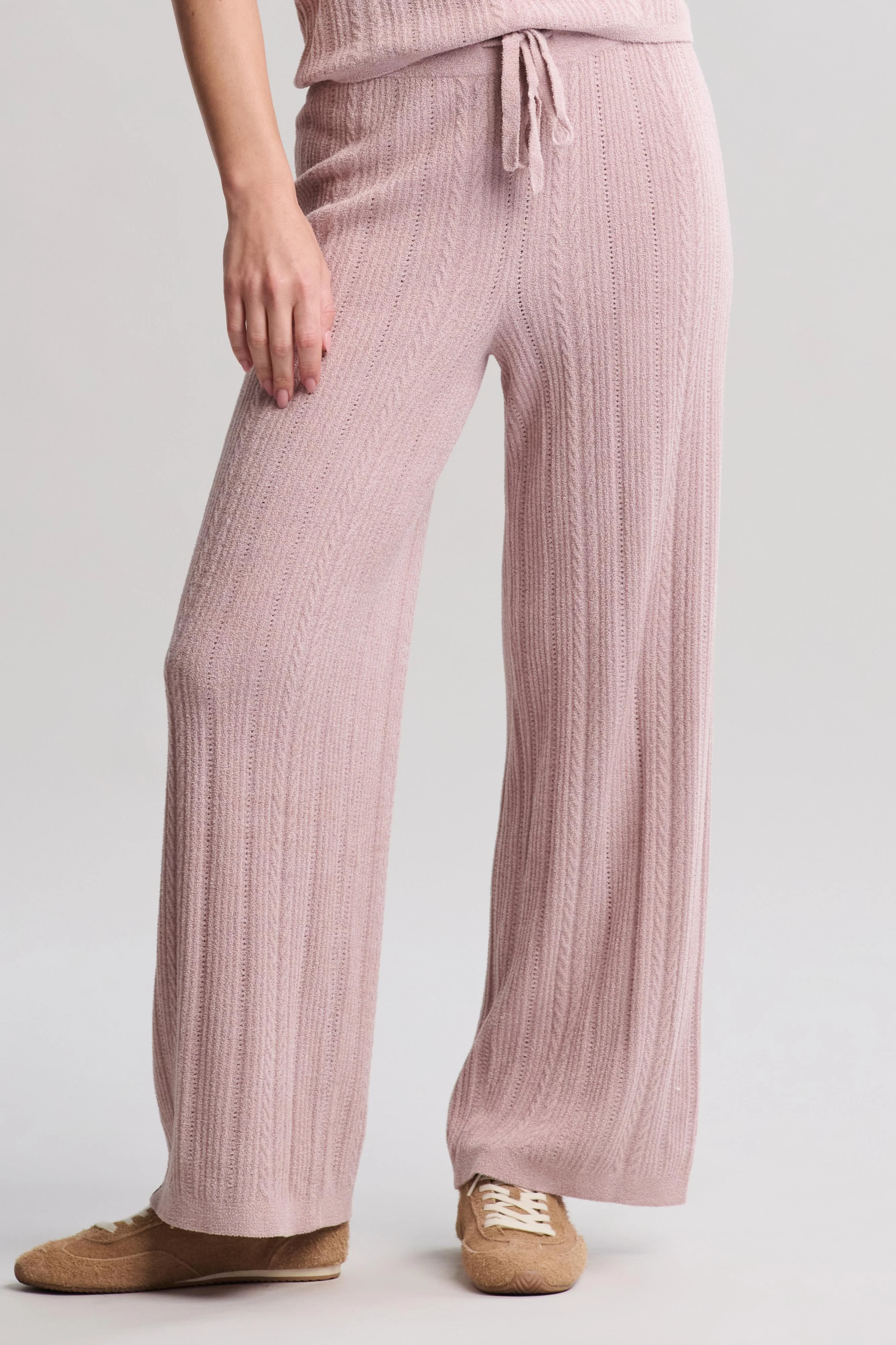 CozyChic Ultra Lite® Cable Knit Ankle Pant - Image 12