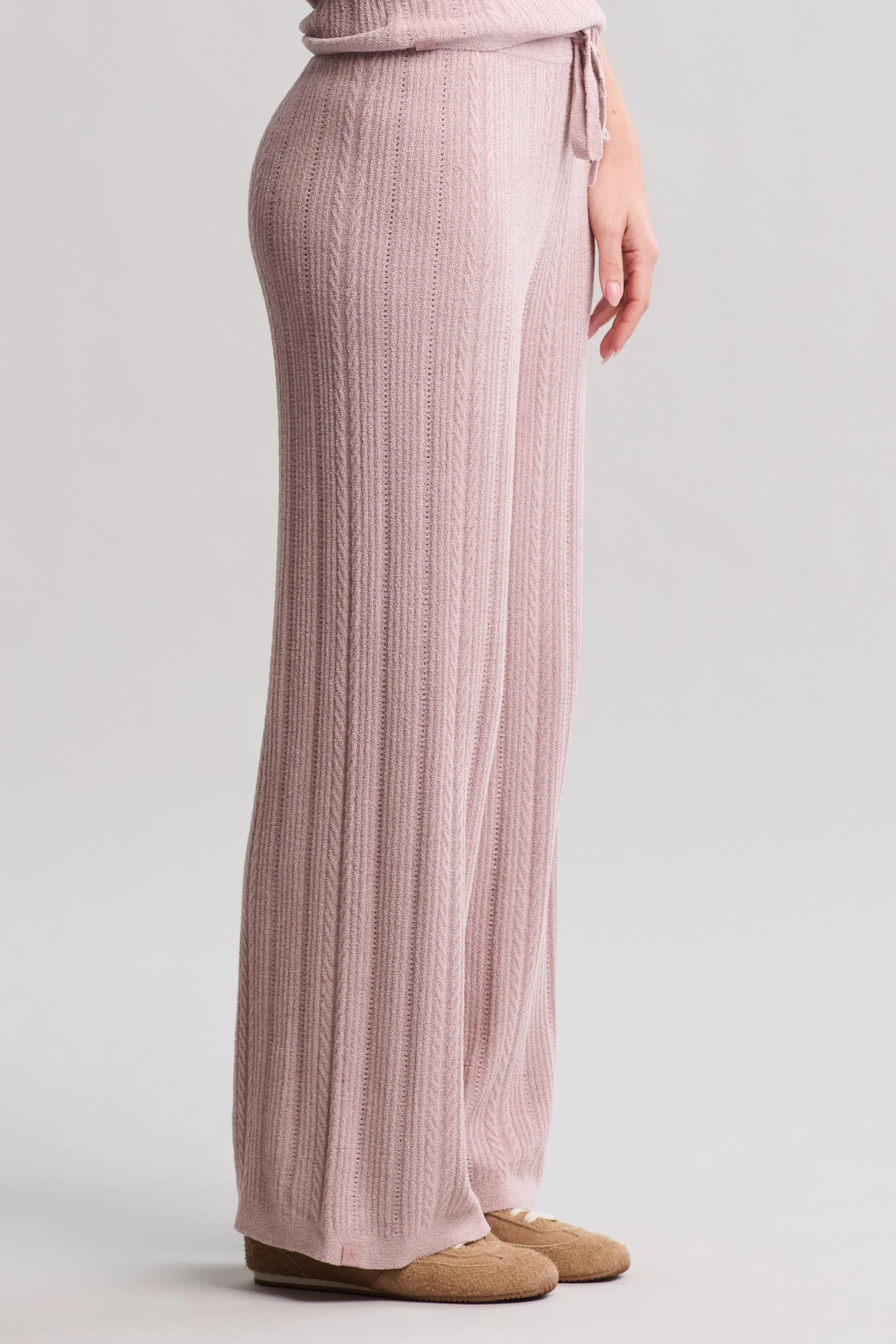 CozyChic Ultra Lite® Cable Knit Ankle Pant - Image 13