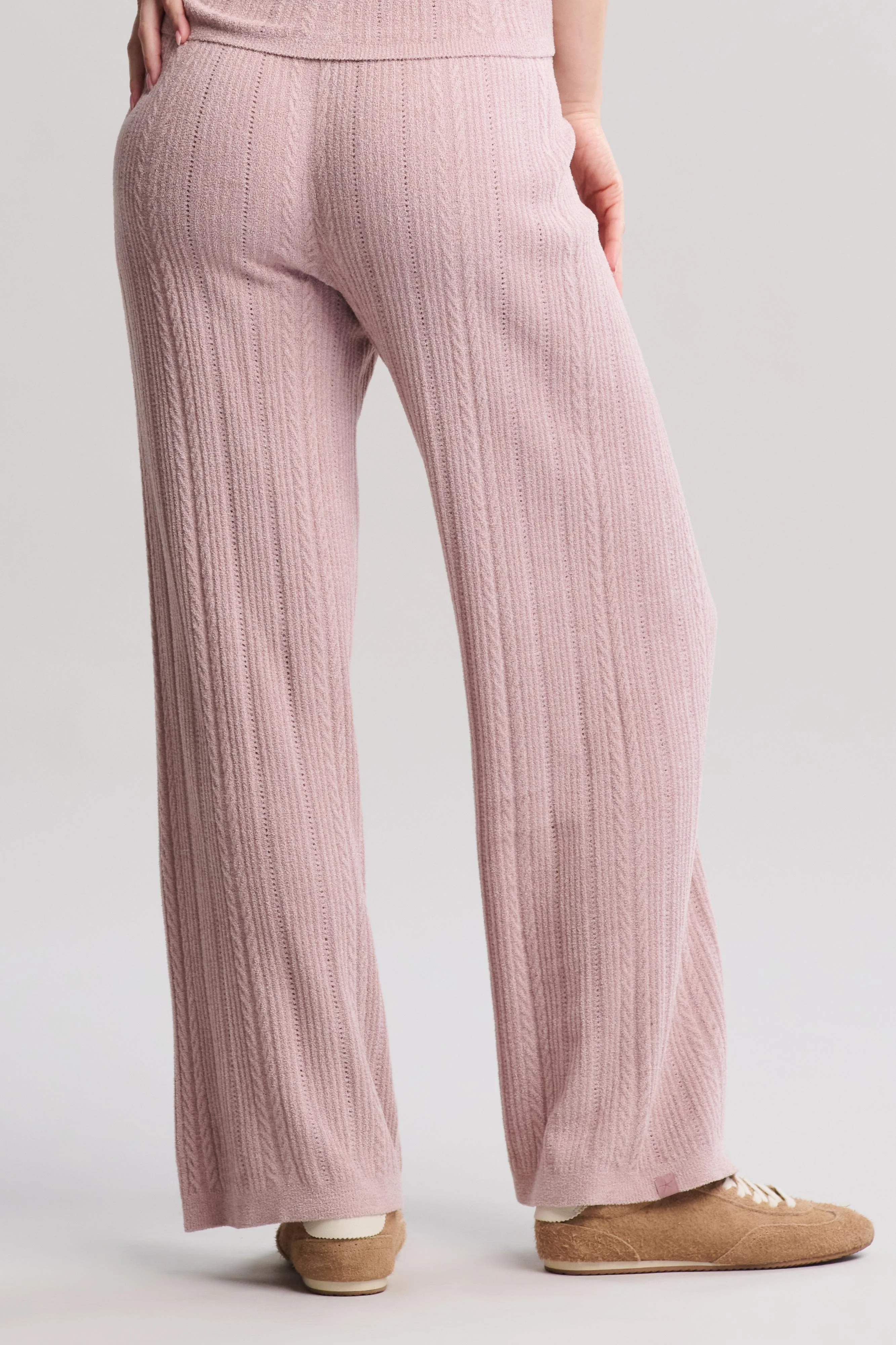 CozyChic Ultra Lite® Cable Knit Ankle Pant - Image 14