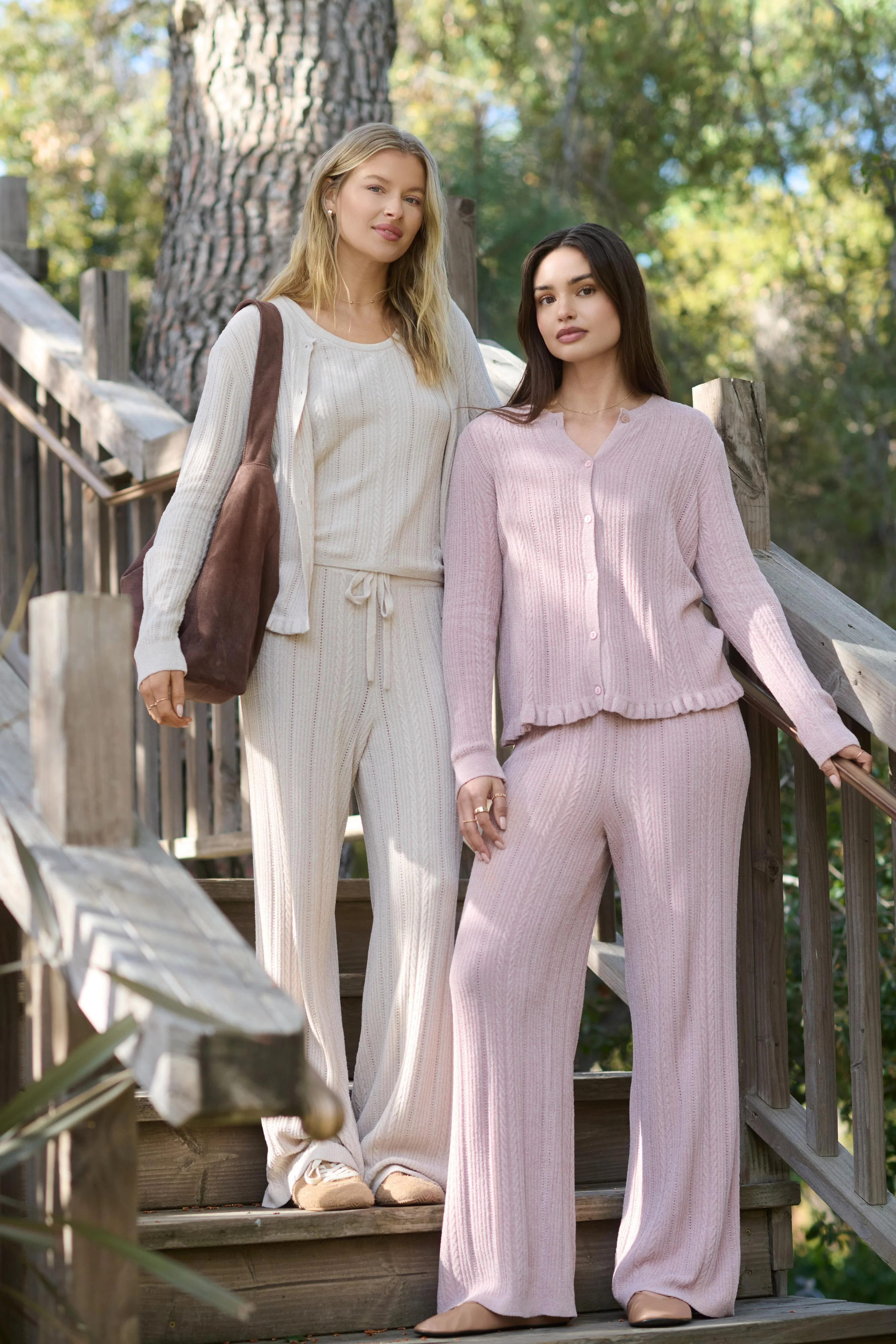 CozyChic Ultra Lite® Cable Knit Ankle Pant - Image 19