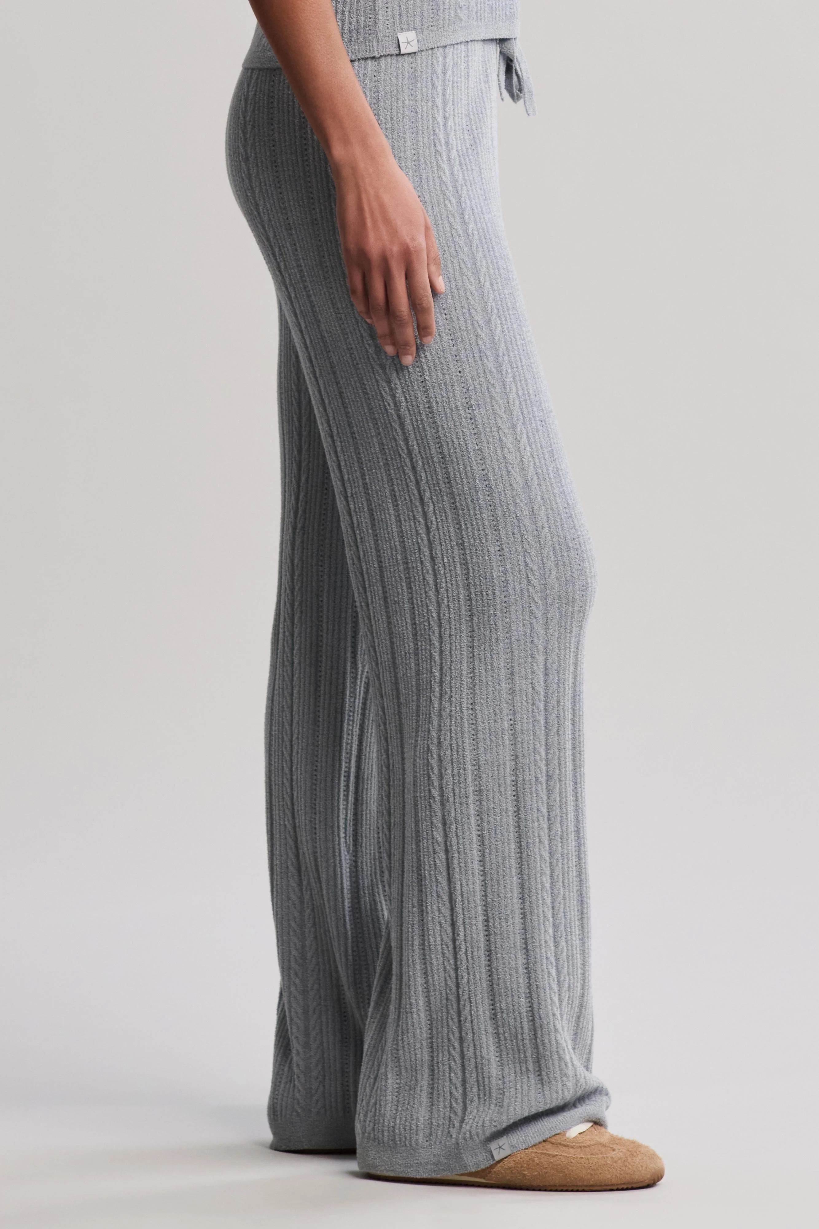 CozyChic Ultra Lite® Cable Knit Ankle Pant - Image 2