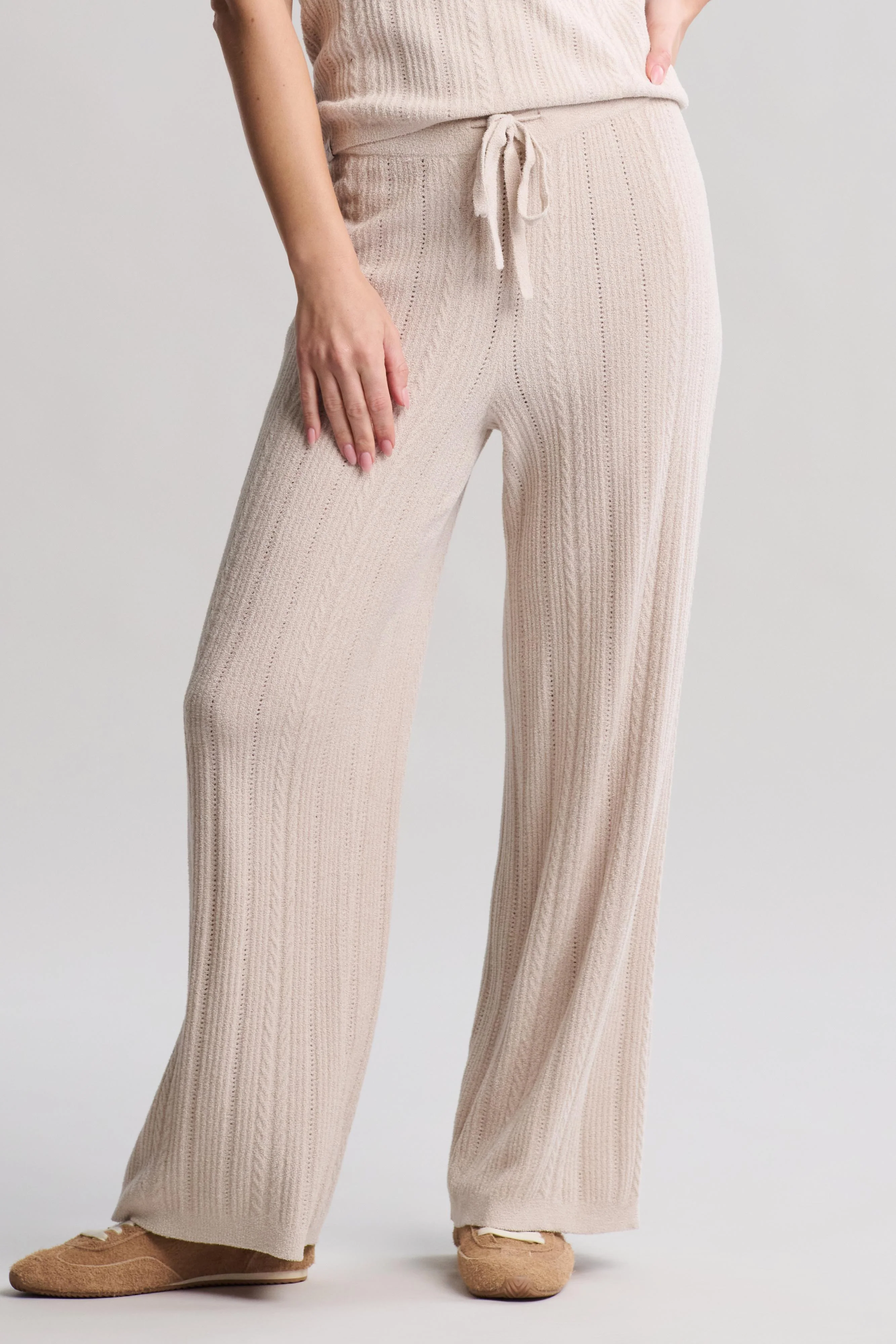 CozyChic Ultra Lite® Cable Knit Ankle Pant - Image 8