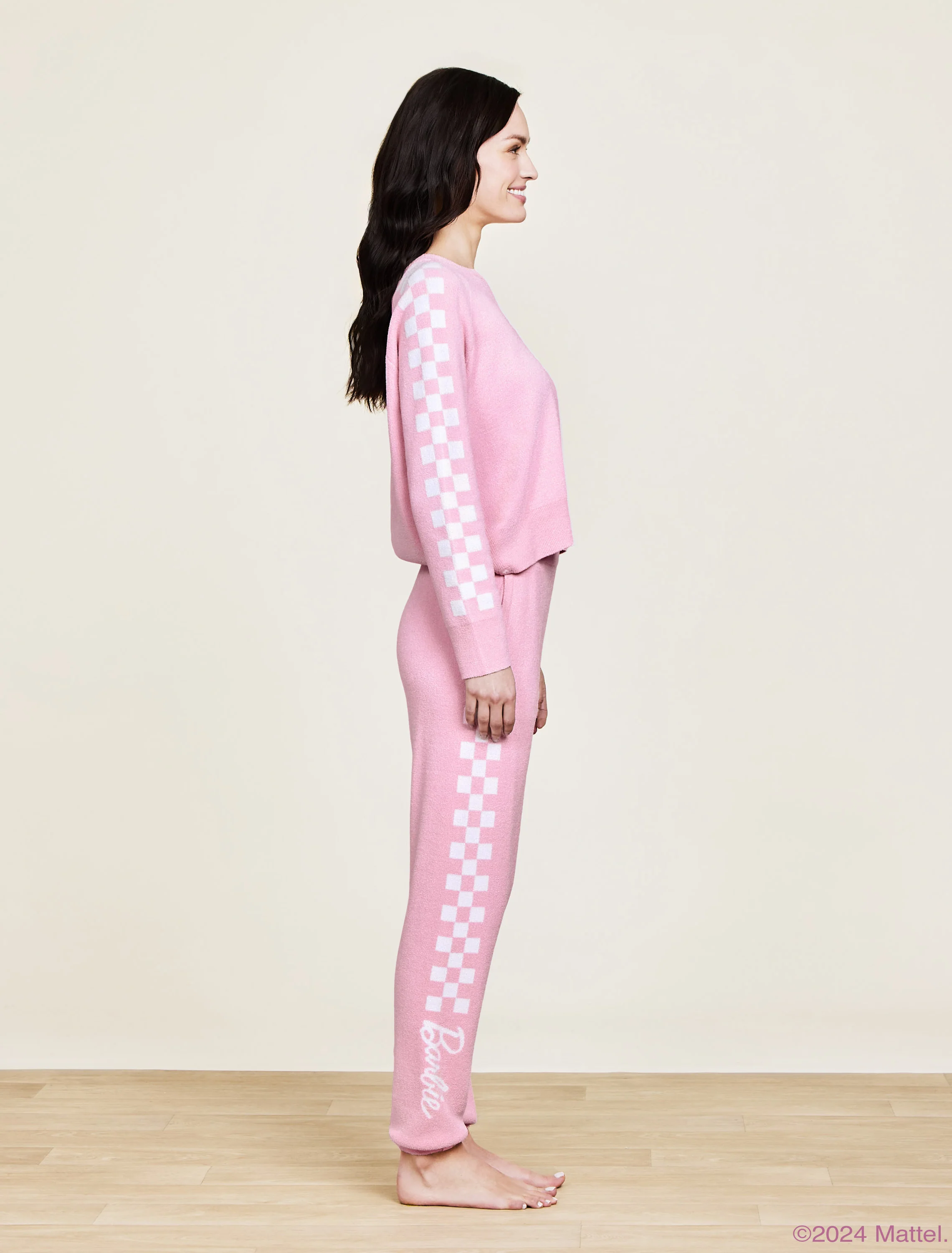 CozyChic Ultra Lite® Checkered Barbie™ Jogger - Image 2