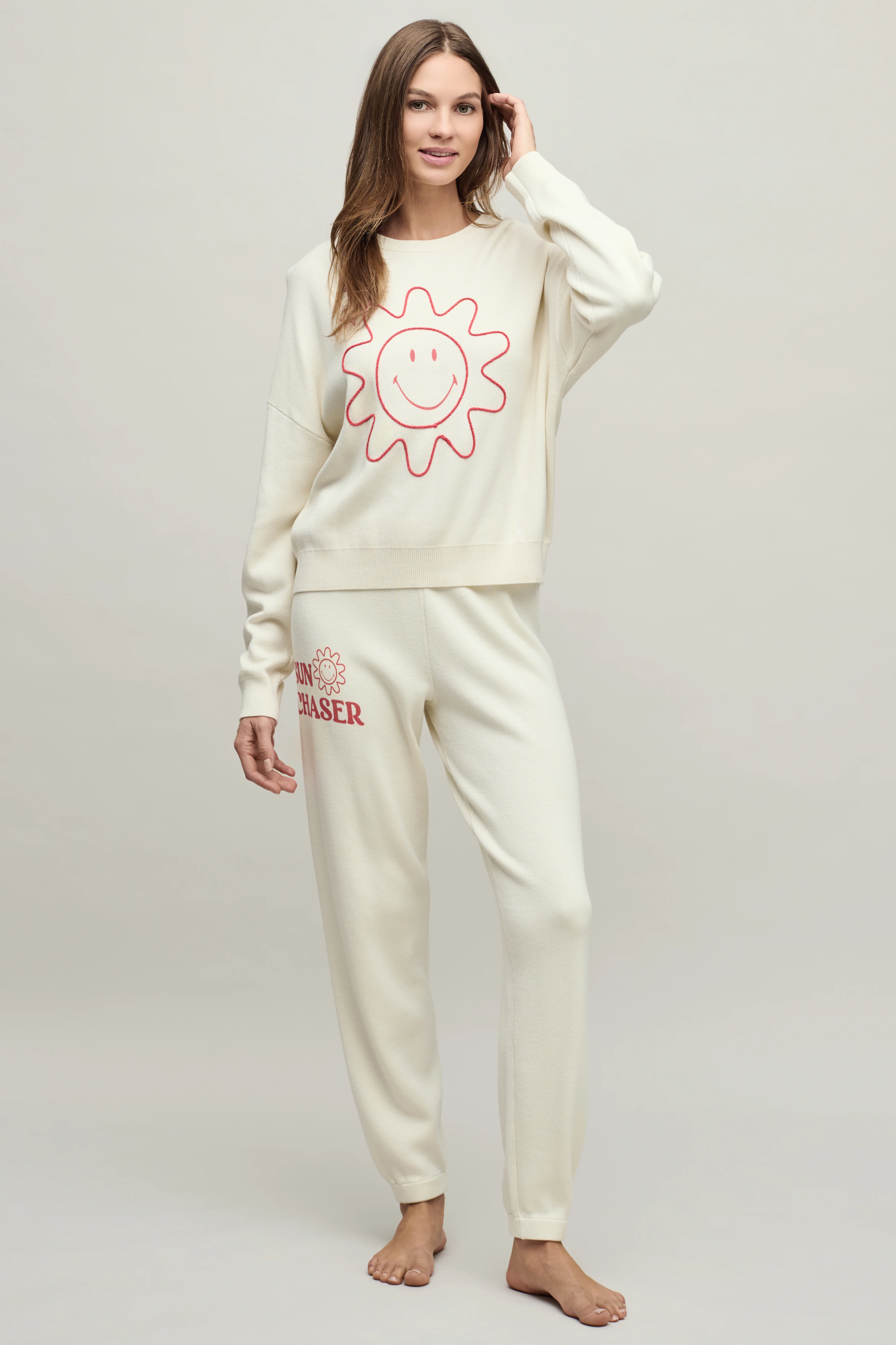 CozyChic Ultra Lite® Cotton Smiley® Sun & Stars Jogger - Image 4