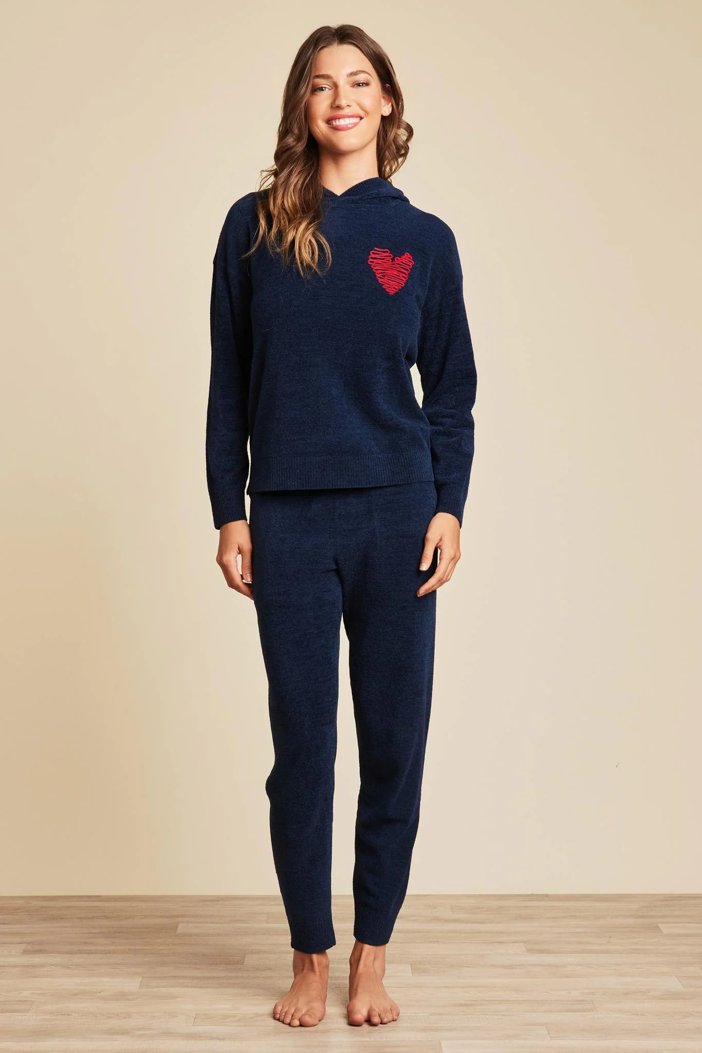 CozyChic Ultra Lite® Embroidered Heart Pant