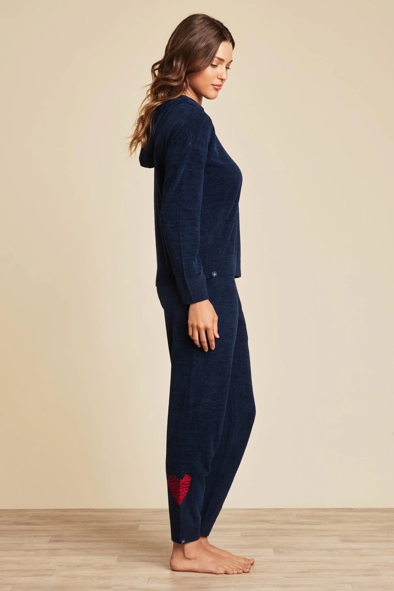 CozyChic Ultra Lite® Embroidered Heart Pant - Image 2