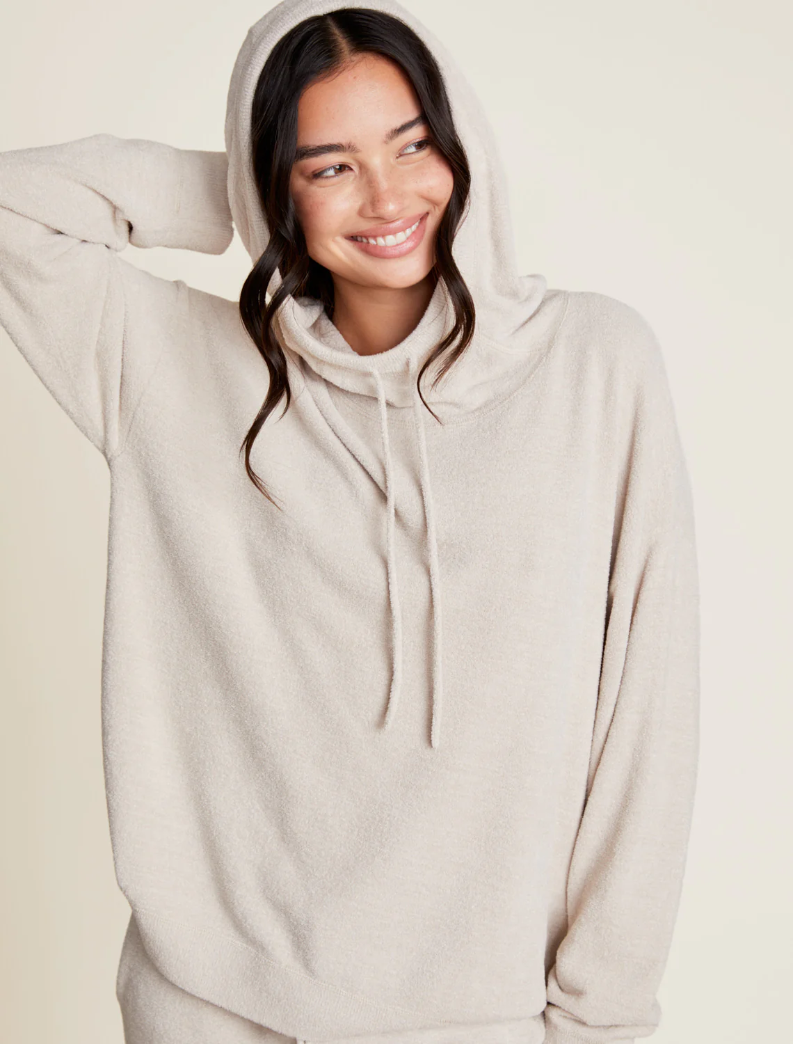 CozyChic Ultra Lite® Funnel Neck Hooded Pullover - Image 4