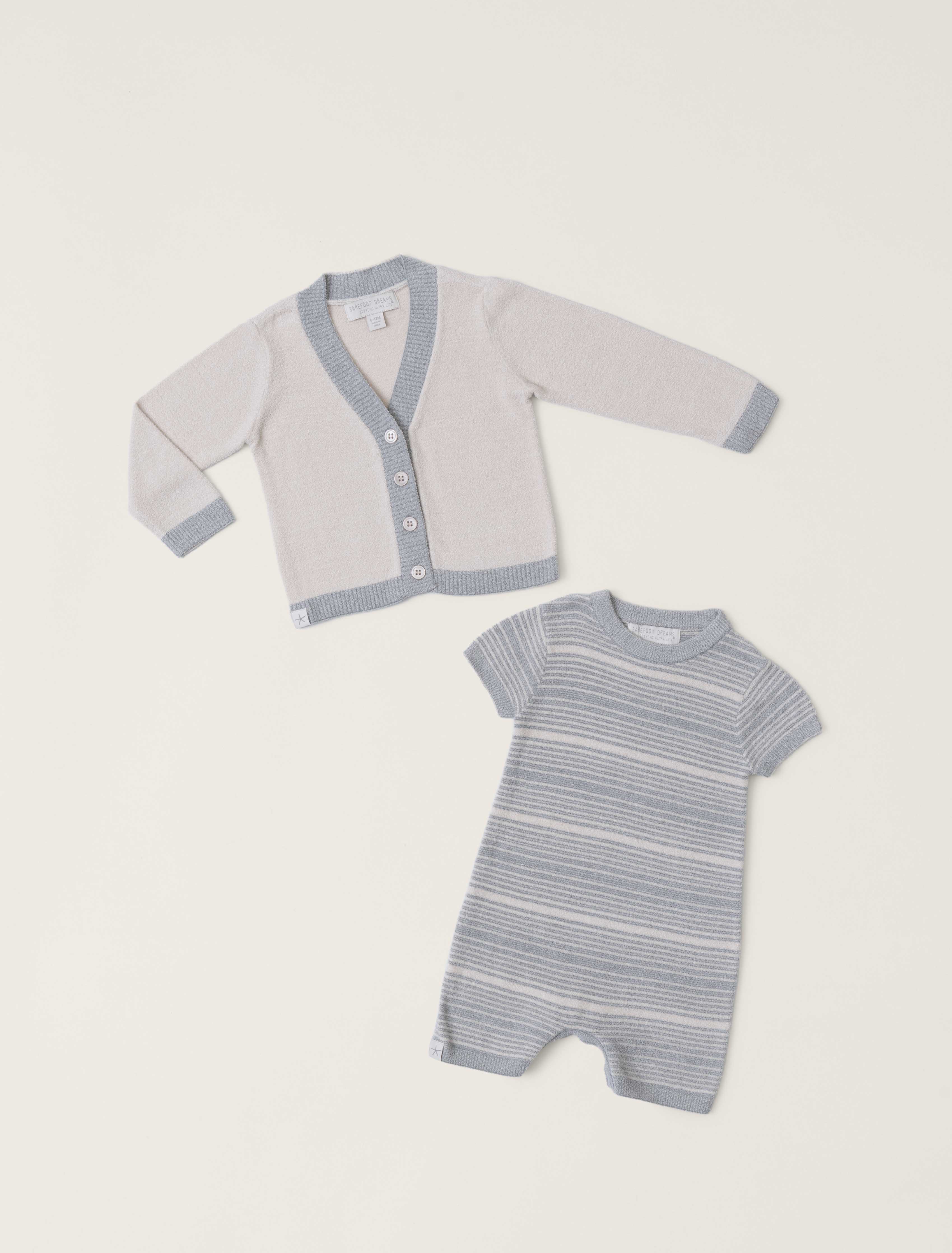 CozyChic Ultra Lite® Heathered Stripe Onesie Set - Image 4