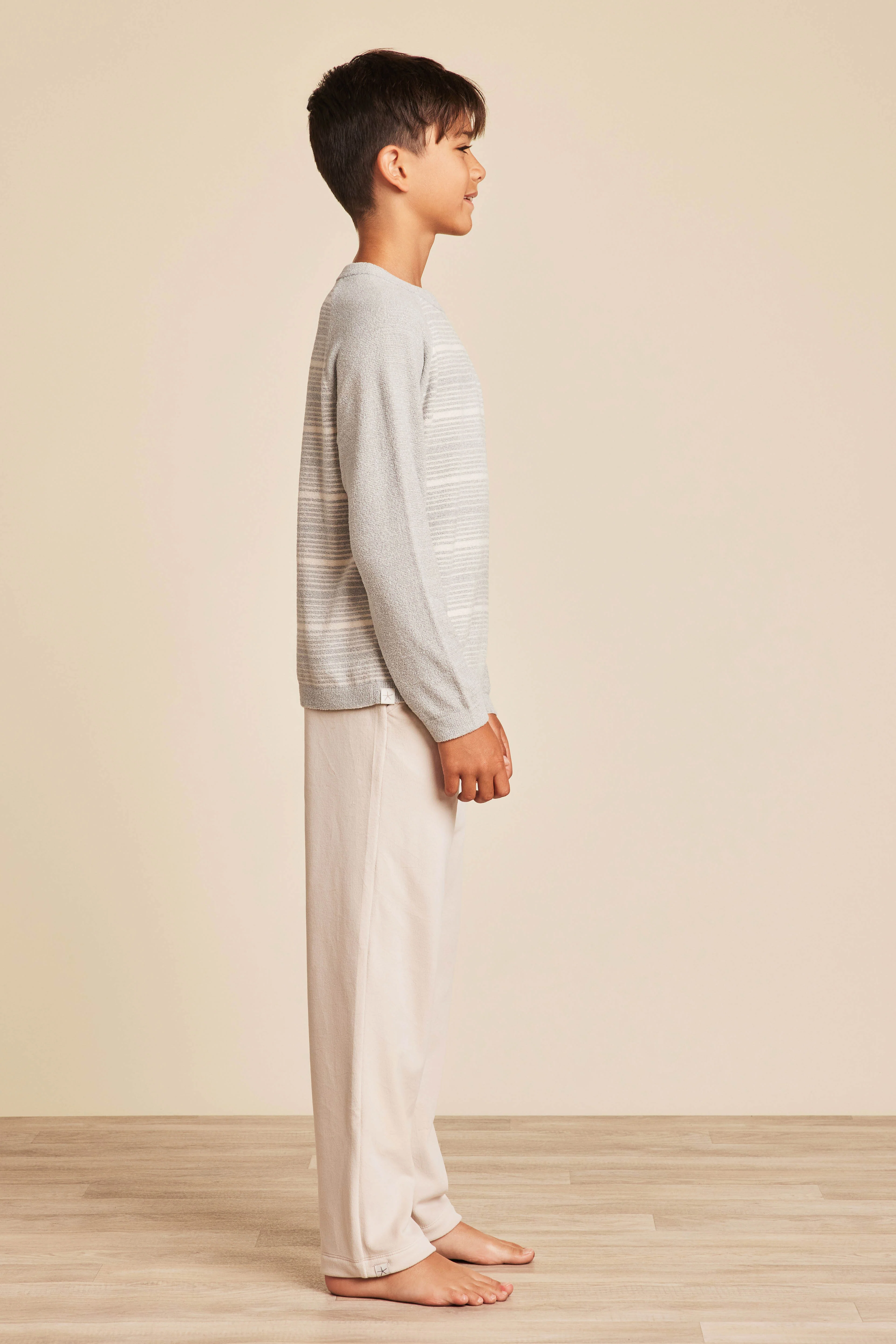 CozyChic Ultra Lite® Heathered Stripe Raglan Pullover - Image 2