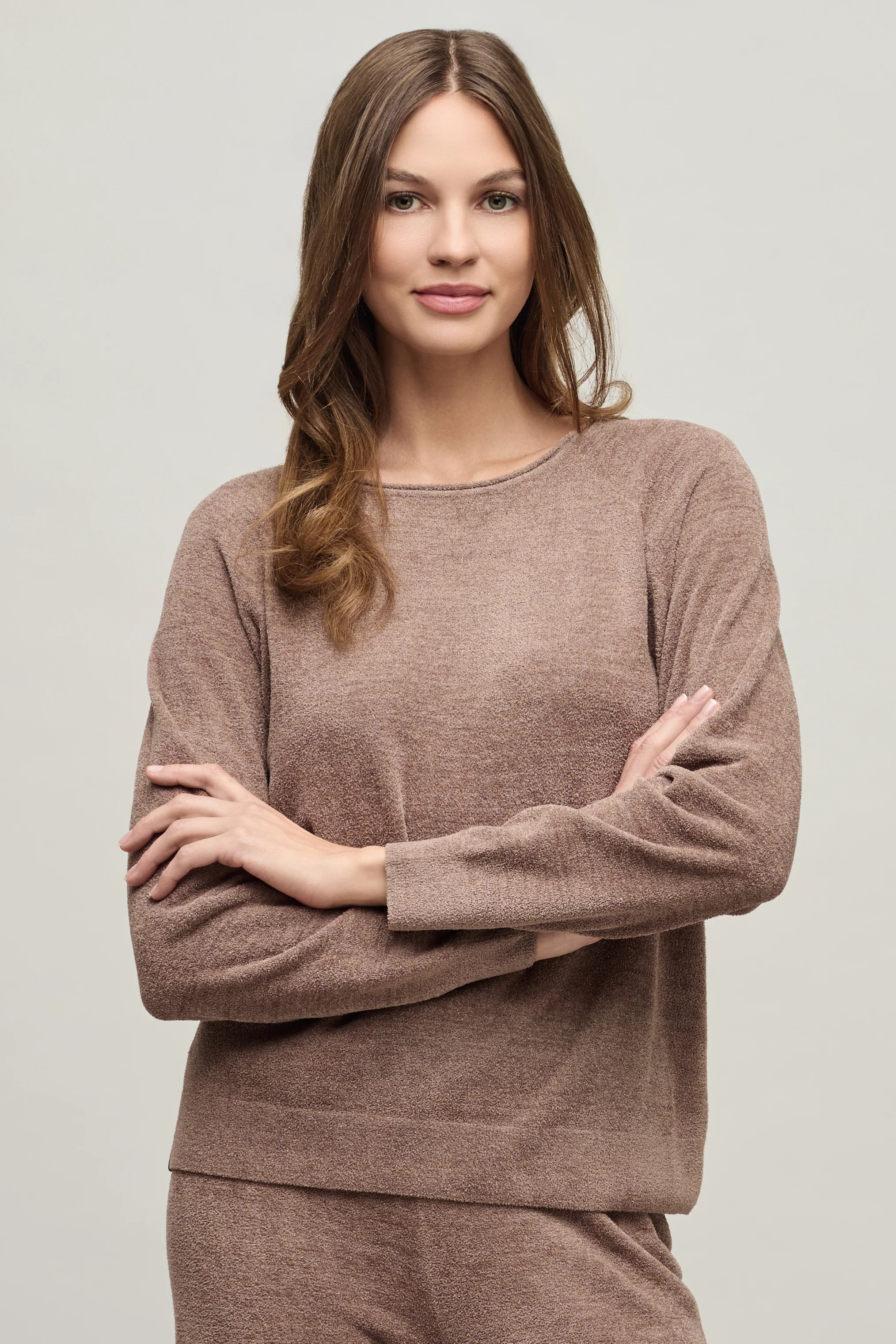 CozyChic Ultra Lite® Jersey Roll Pullover & Wide Leg Pant - Image 6