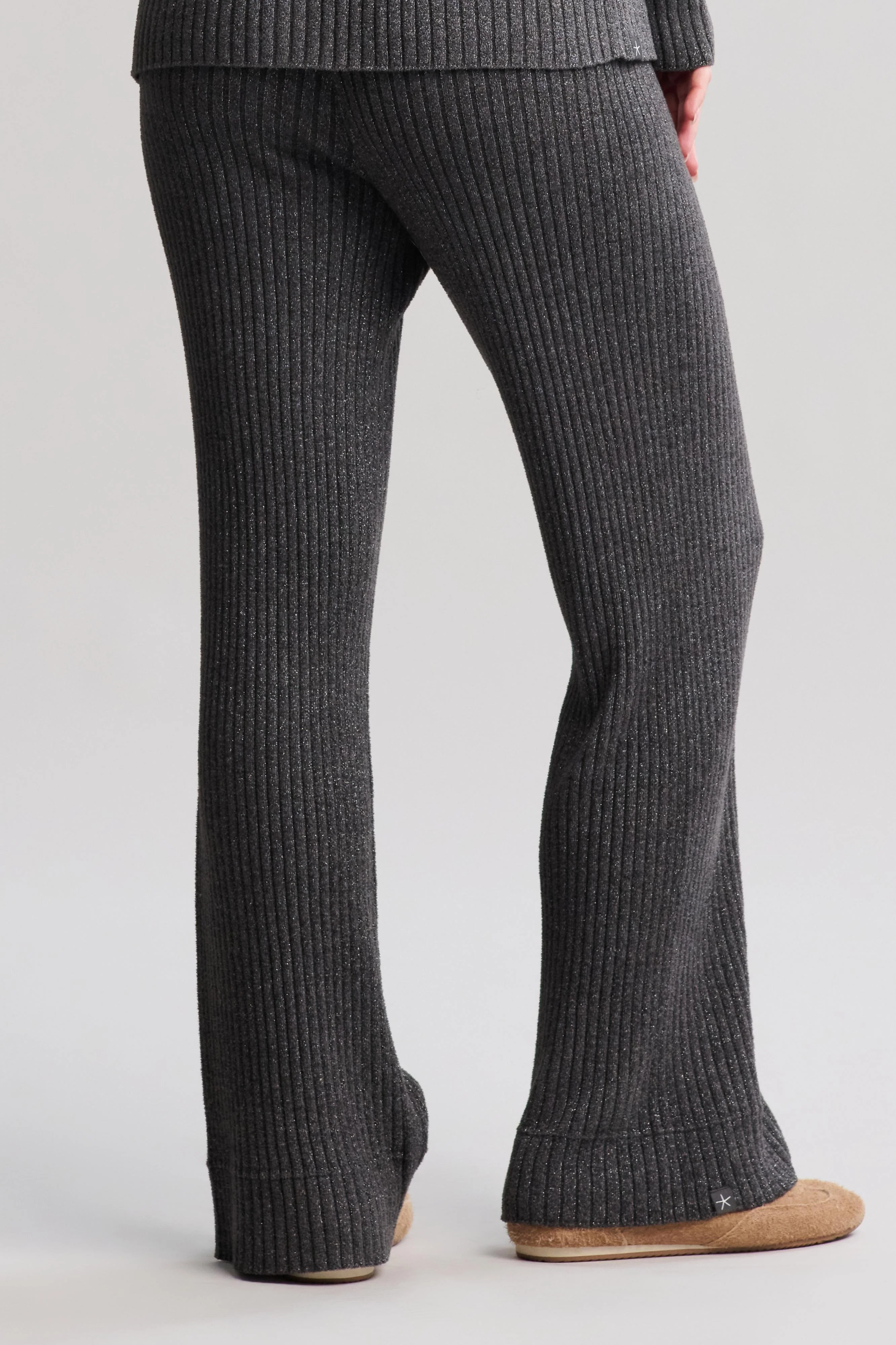 CozyChic Ultra Lite® Lurex Rib Wide Leg Pant - Image 3