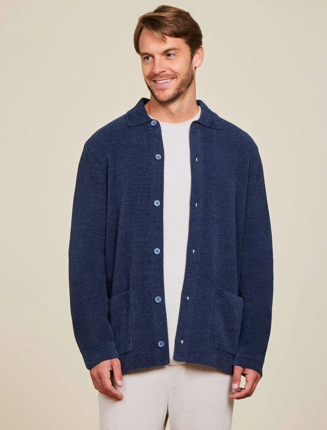 CozyChic Ultra Lite® Men's Button Down Cardigan - Image 4