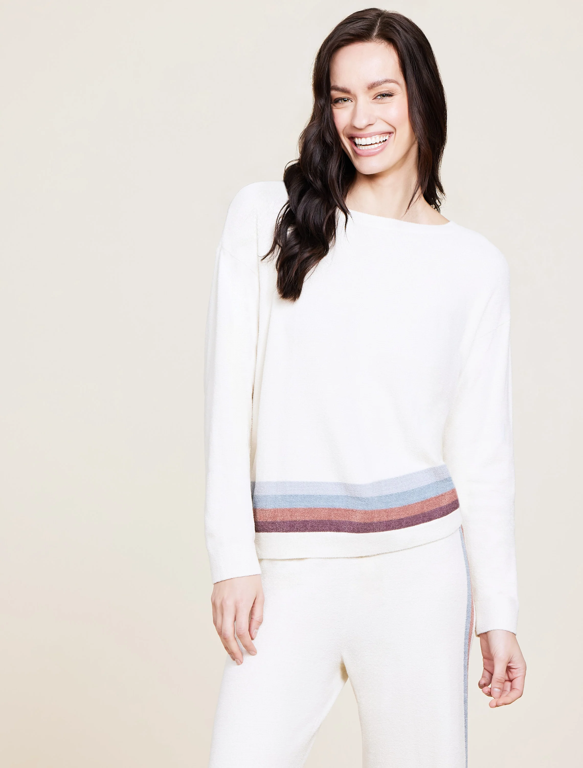 CozyChic Ultra Lite® Multi Stripe Pullover - Image 7