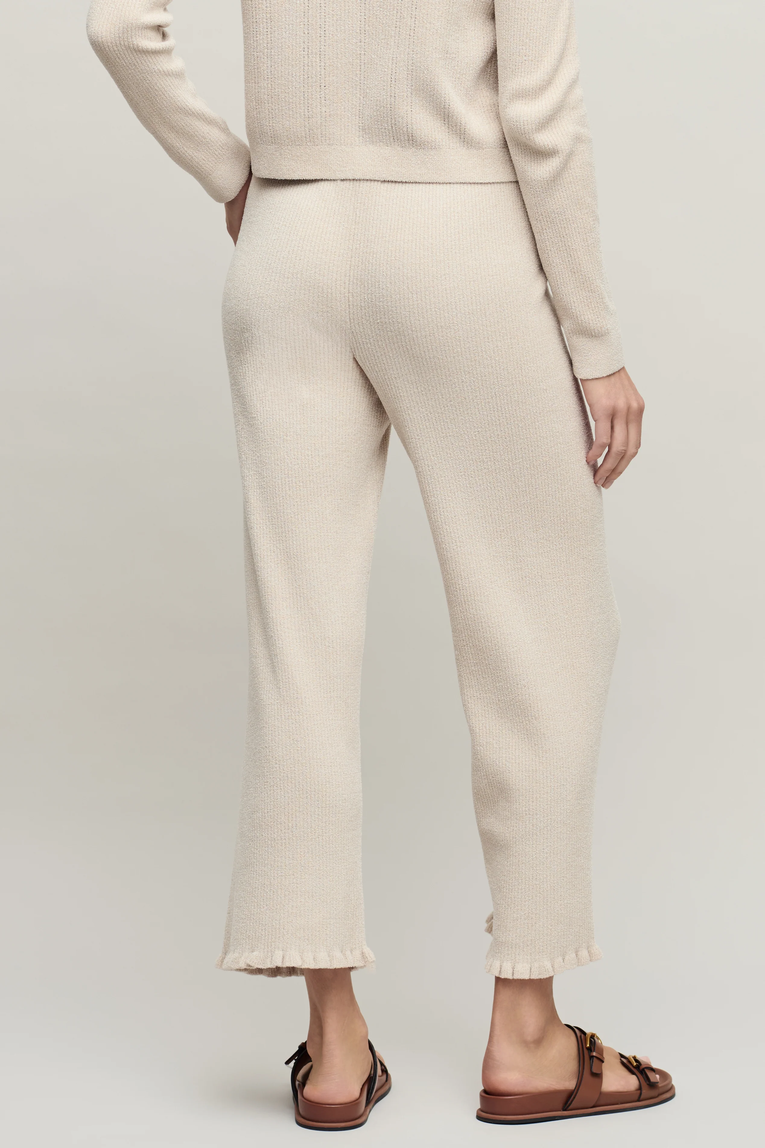 CozyChic Ultra Lite® Rib Ruffle Hem Ankle Pant - Image 7