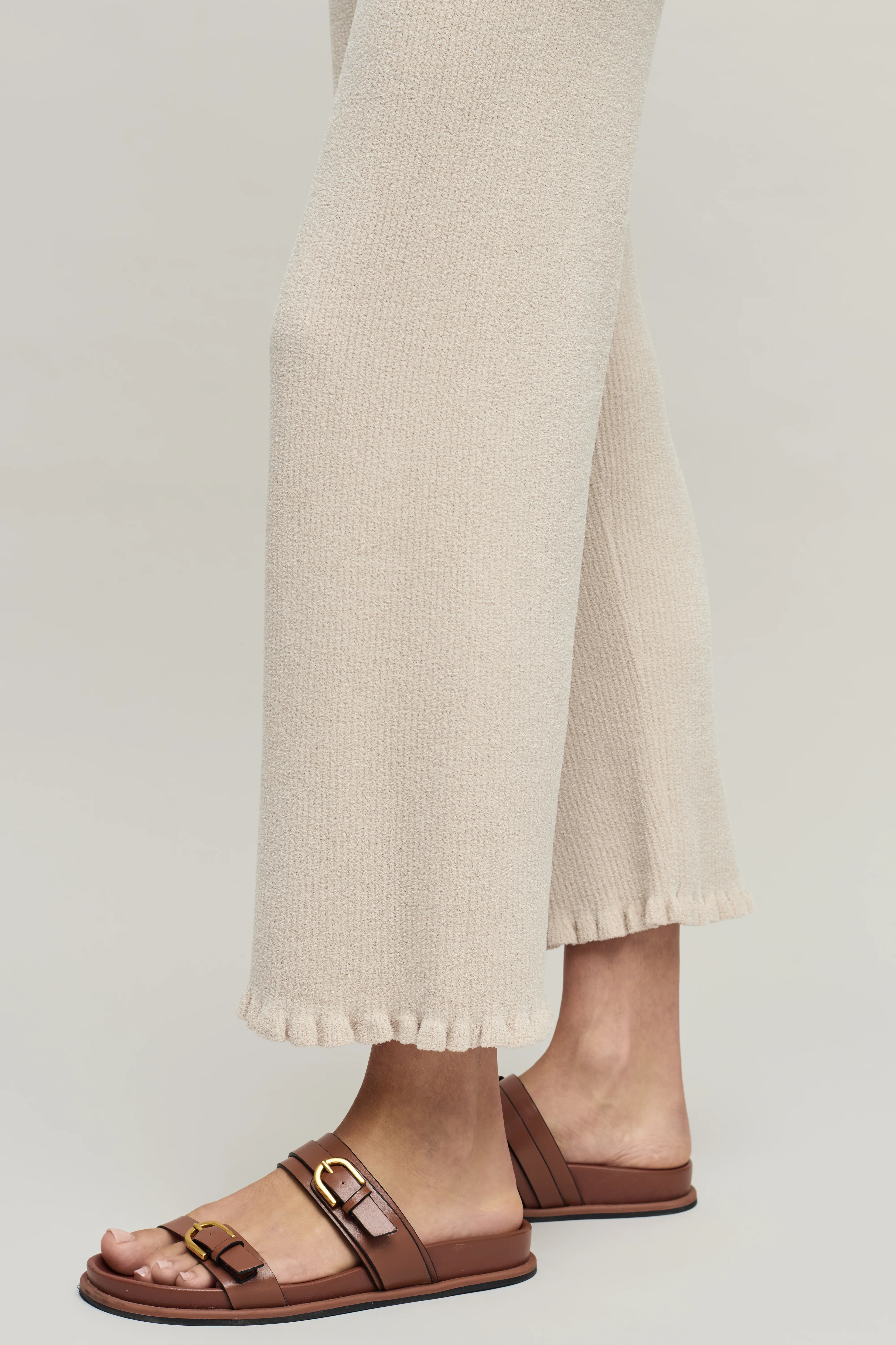 CozyChic Ultra Lite® Rib Ruffle Hem Ankle Pant - Image 8