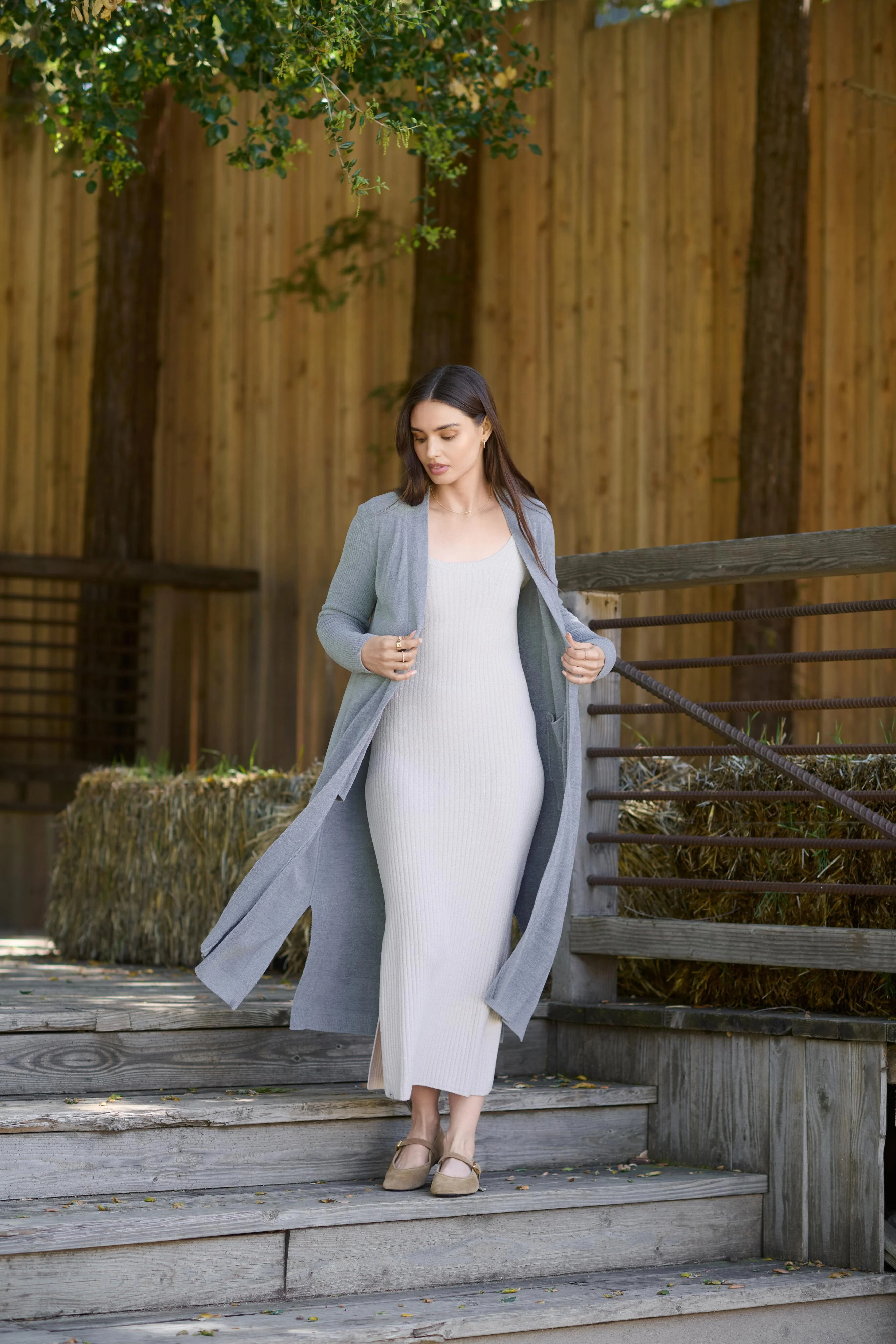 CozyChic Ultra Lite® Ribbed Scoop Neck Midi Dress - Image 7