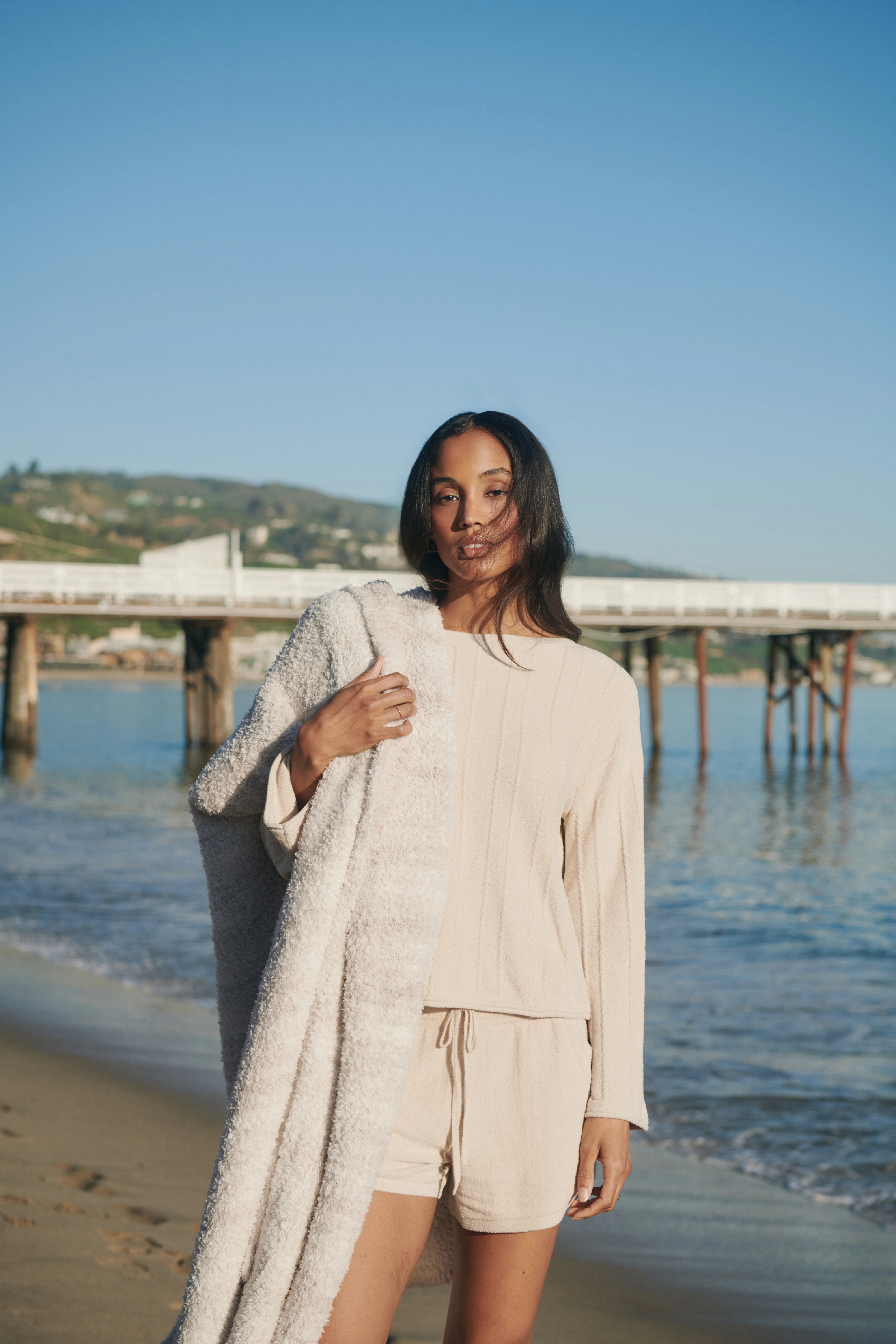 CozyChic Ultra Lite® Rope Stitch Boatneck Pullover - Image 9