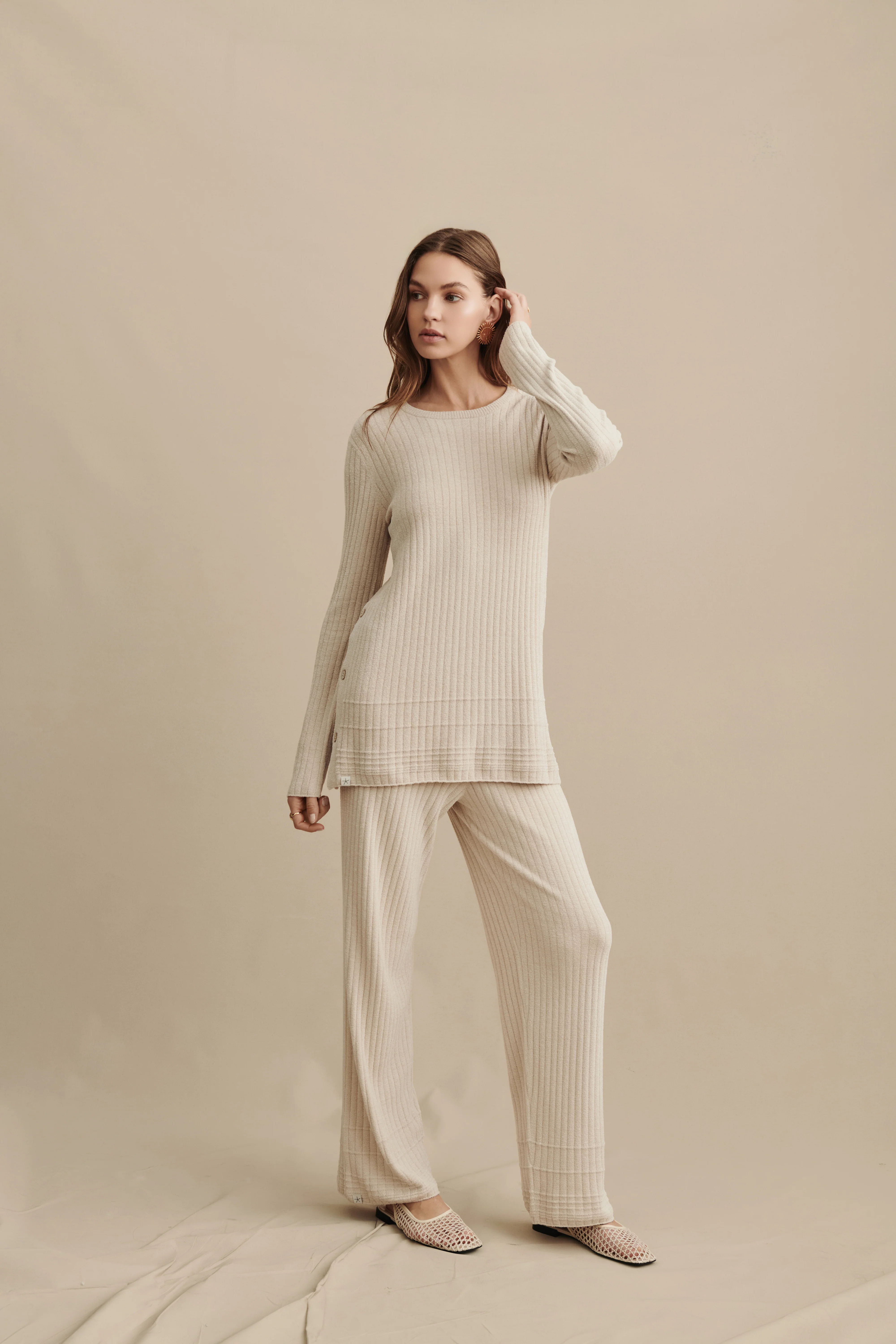 CozyChic Ultra Lite® Textured Hem Rib Pant - Image 13