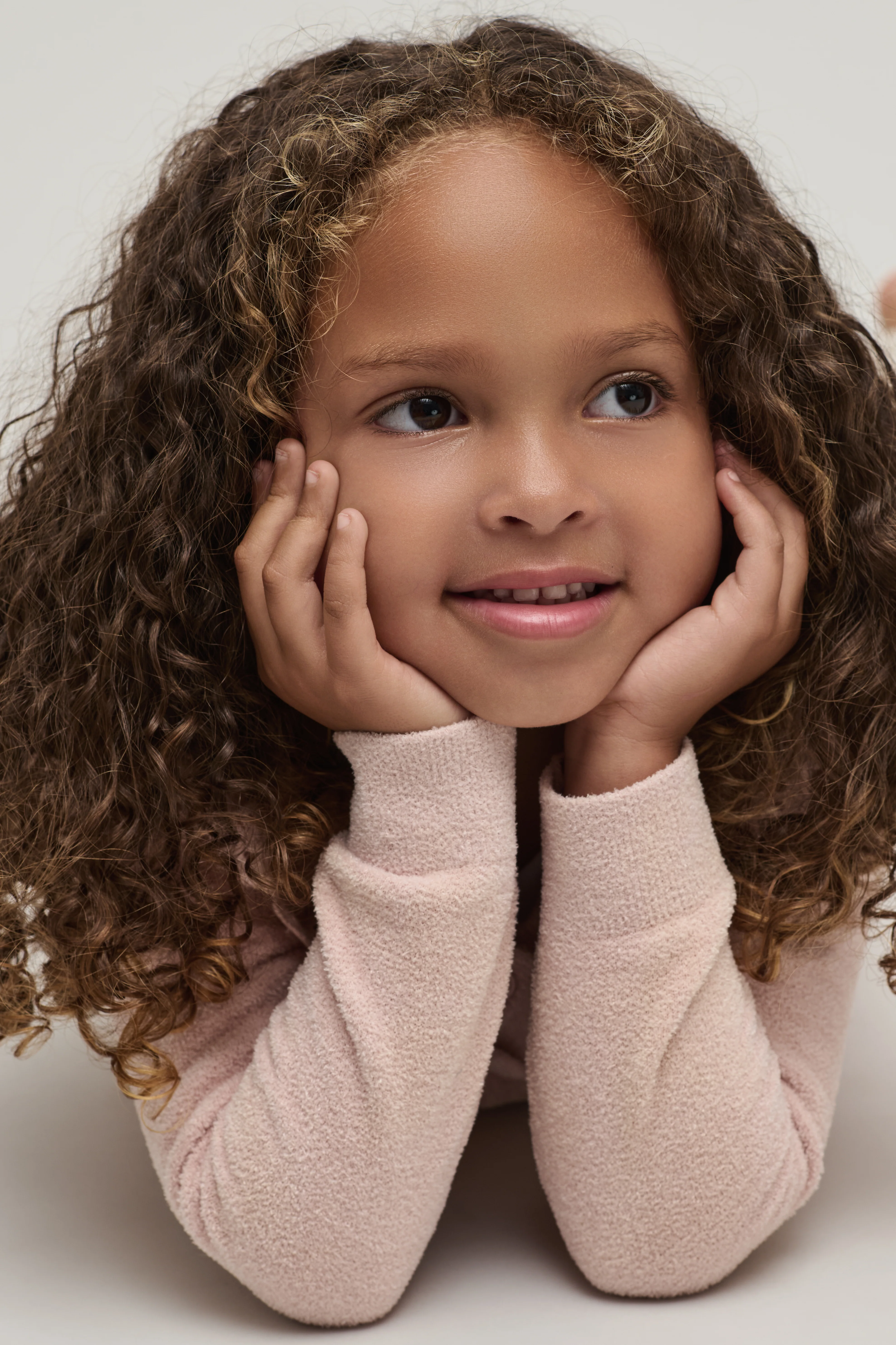 CozyChic Ultra Lite® Toddler Cardigan with Cotton Eyelet Ruffle - Image 4