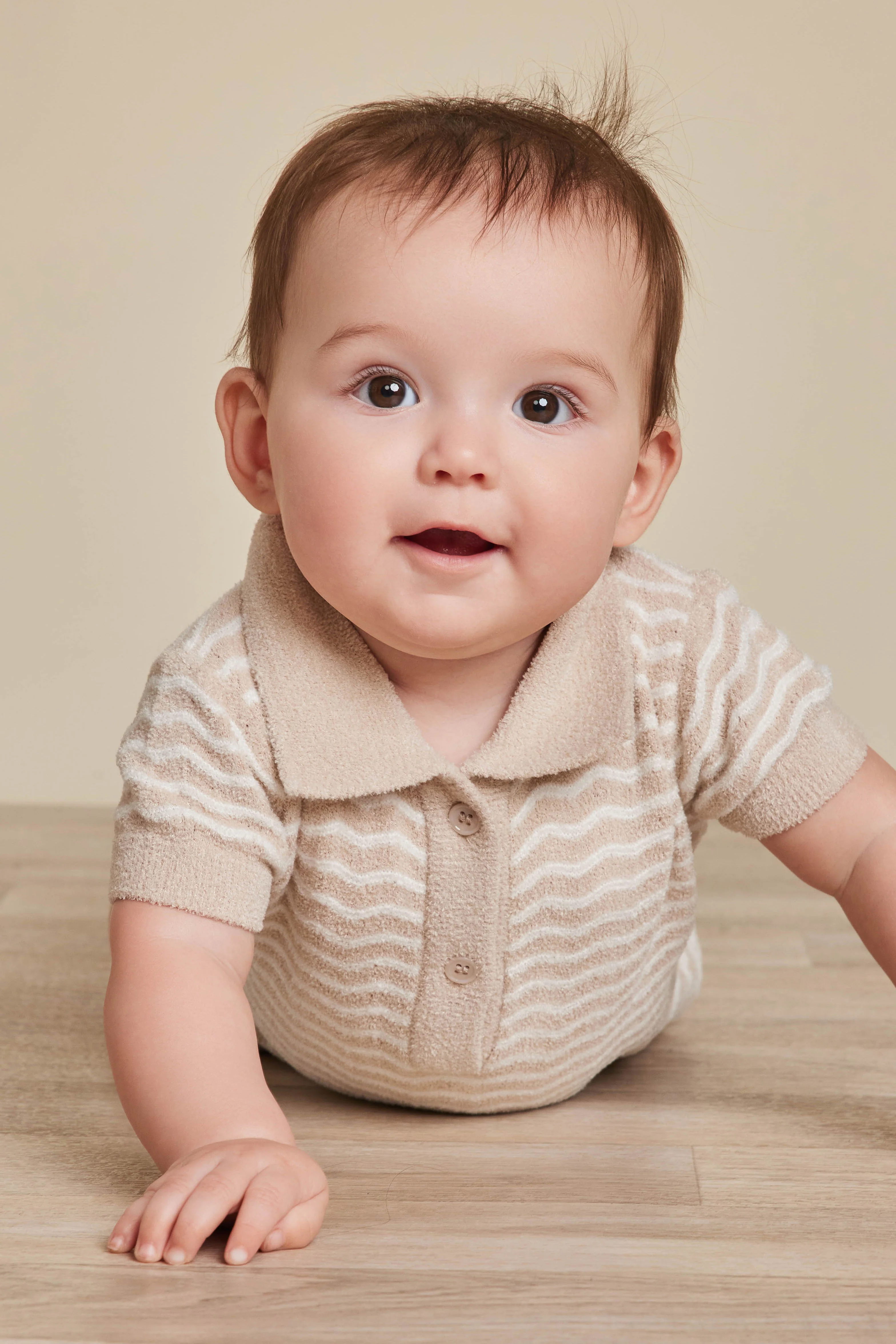 CozyChic Ultra Lite® Wavy Baby Onesie - Image 2