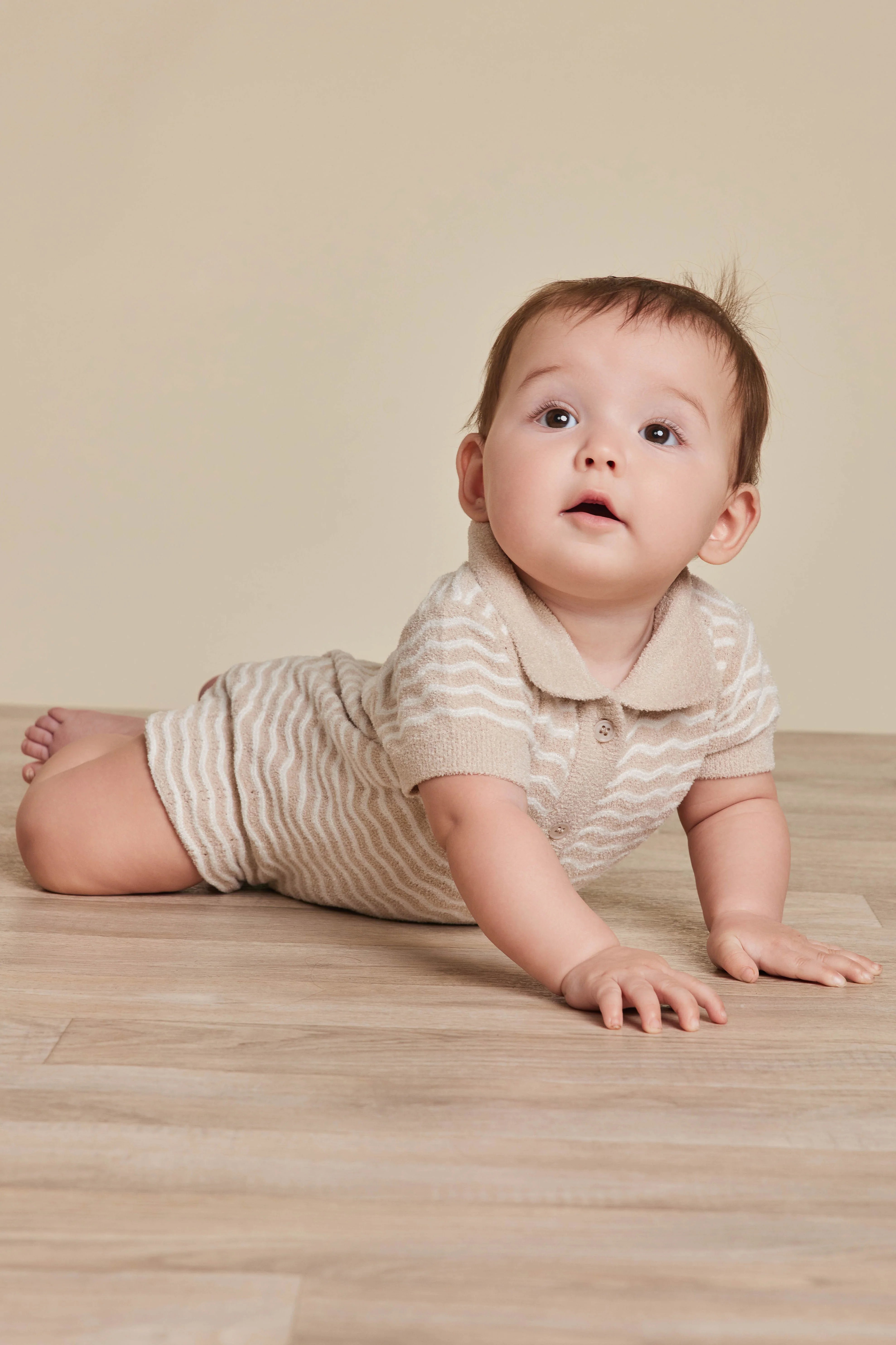 CozyChic Ultra Lite® Wavy Baby Onesie - Image 3