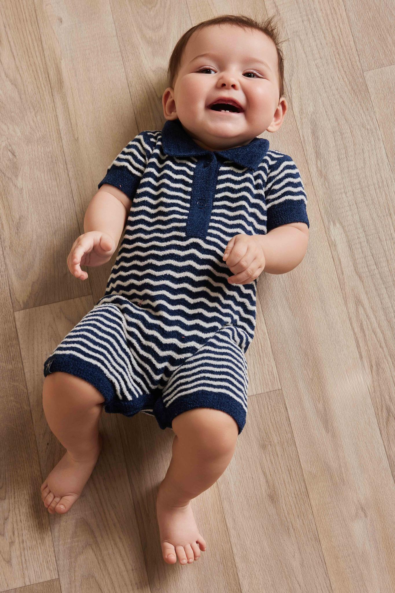CozyChic Ultra Lite® Wavy Baby Onesie - Image 6