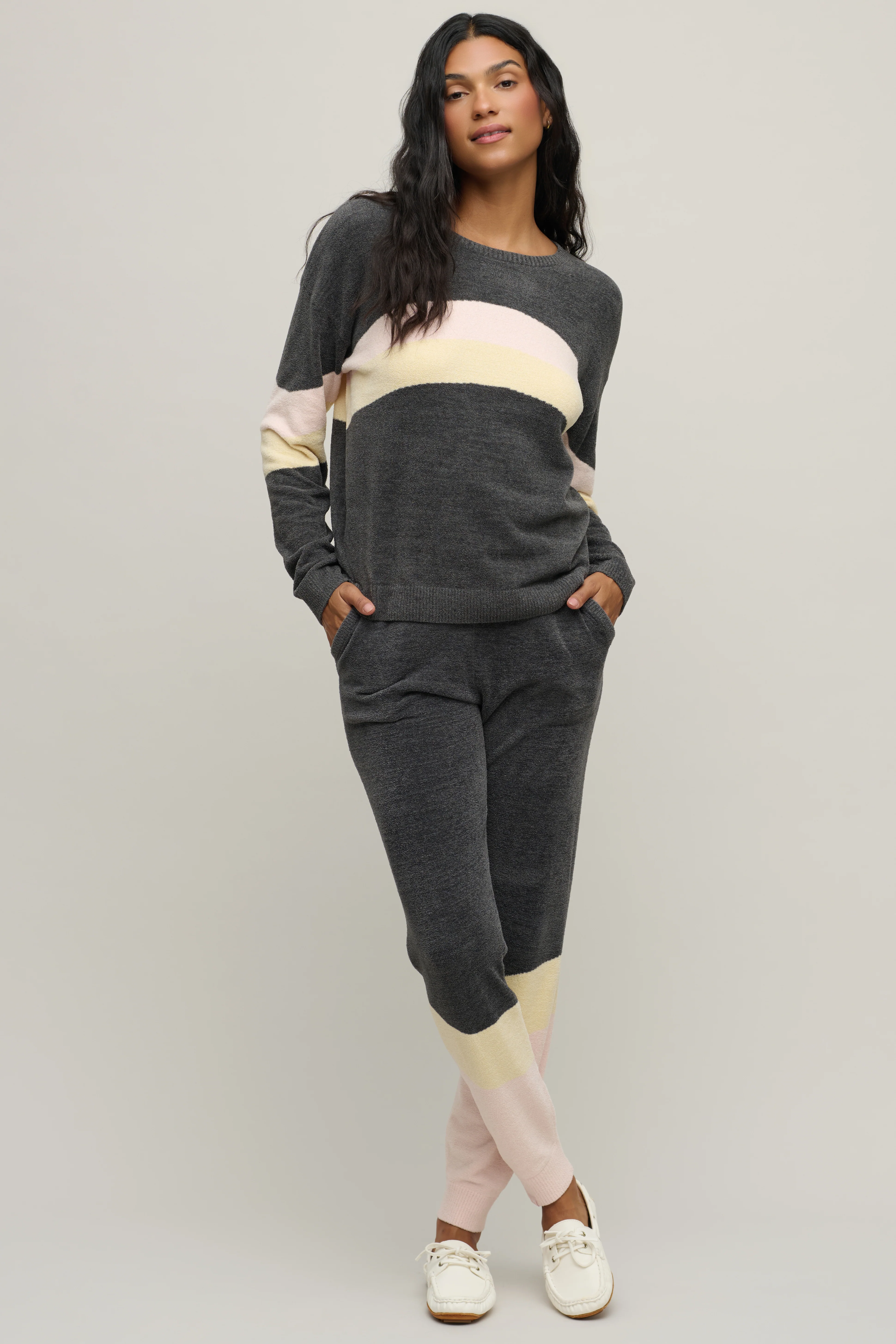 CozyChic Ultra Lite® Wavy Colorblock Jogger - Image 4